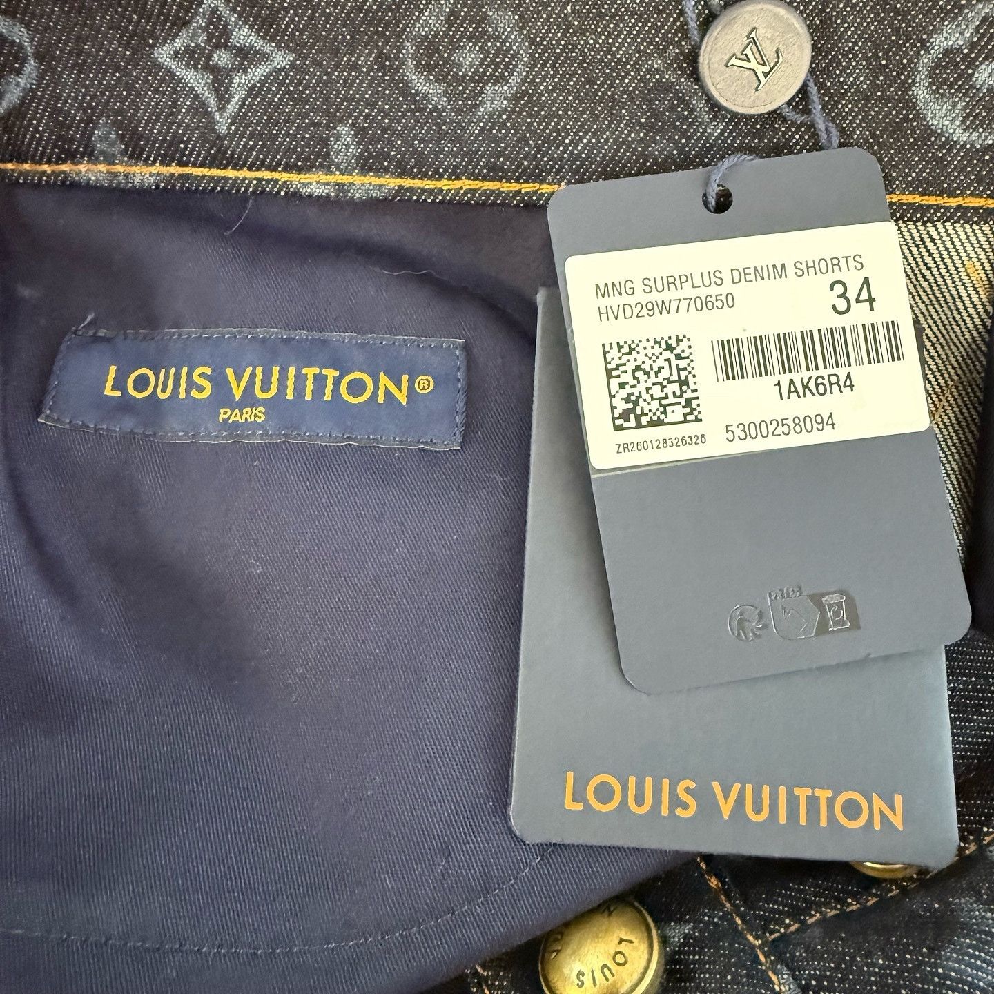 Louis Vuitton Louis Vuitton Monogram Denim Shorts Size 34 Size US 34 / EU 50 - 3 Thumbnail