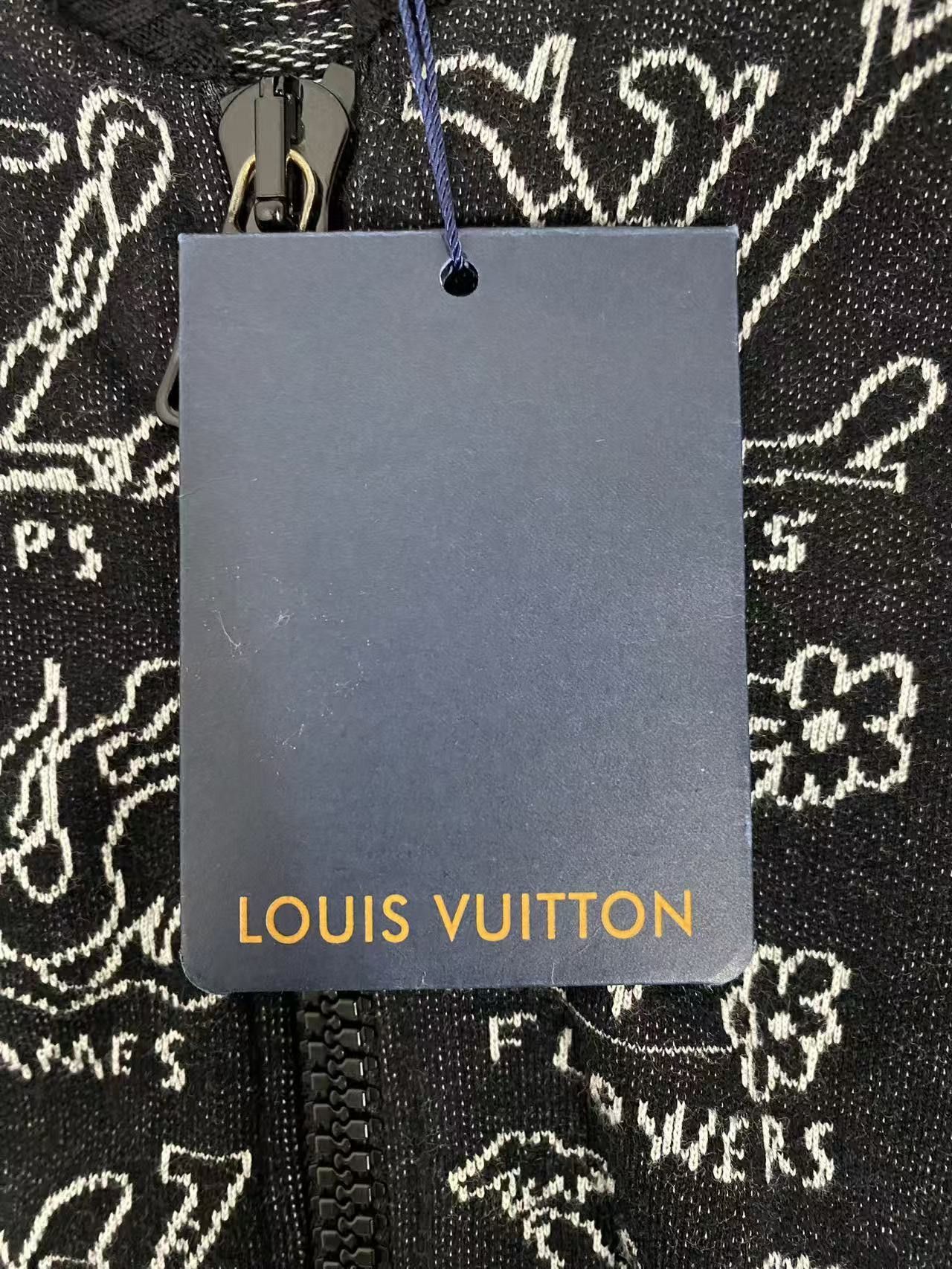 Louis Vuitton Louis Vuitton Jacquard Zip Up Bomber Jacket Size XL Size US XL / EU 56 / 4 - 5 Thumbnail