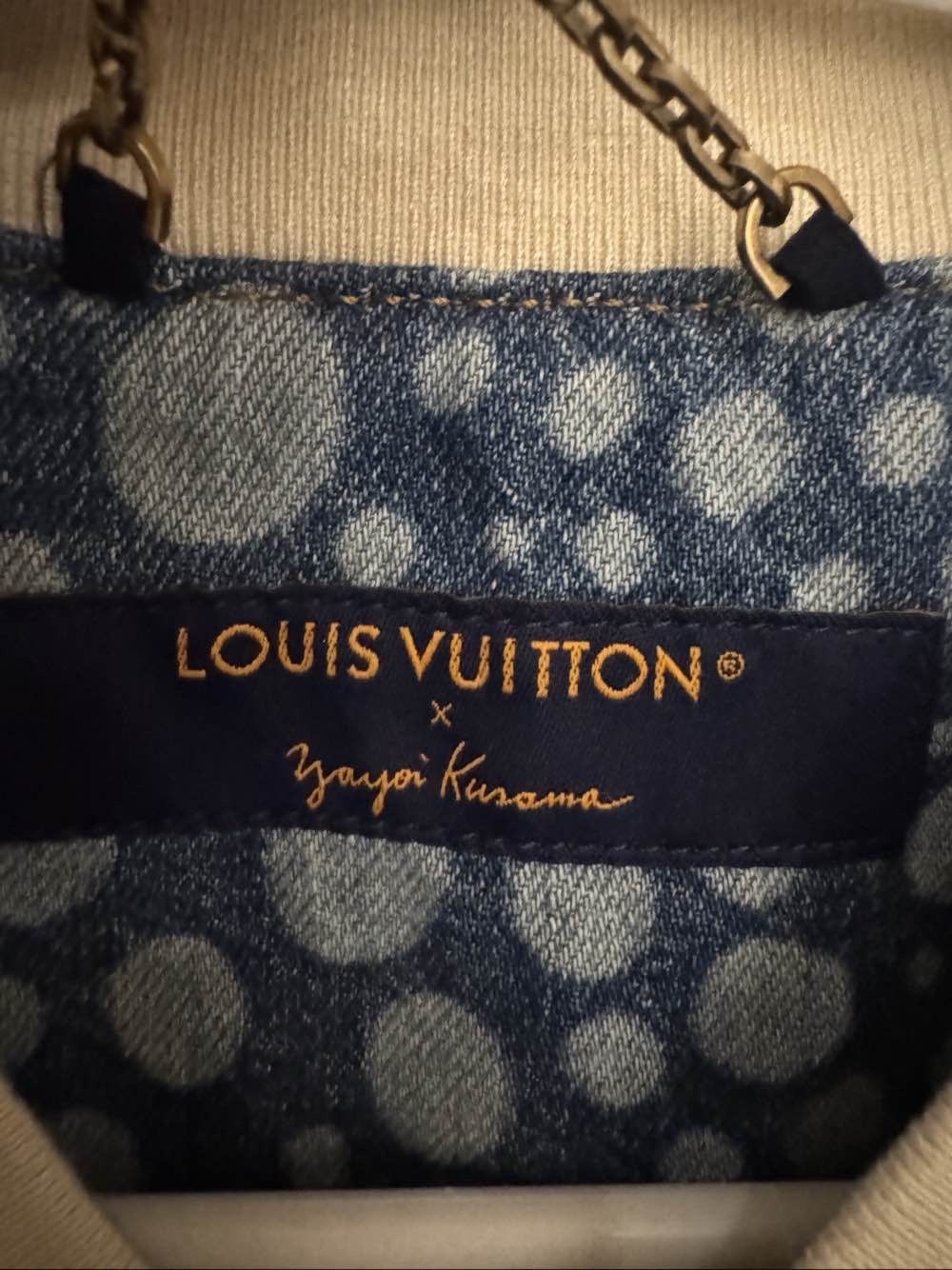 Louis Vuitton Louis Vuitton x Yayoi Kusama Polka Dot Denim Shirt Size M Size US M / EU 48-50 / 2 - 3 Thumbnail