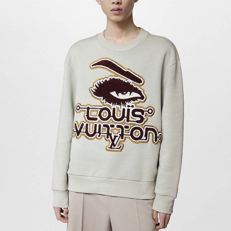 Louis Vuitton Louis Vuitton Eye Logo Embroidery Sweatshirt Size S Size US S / EU 44-46 / 1 - 7 Thumbnail