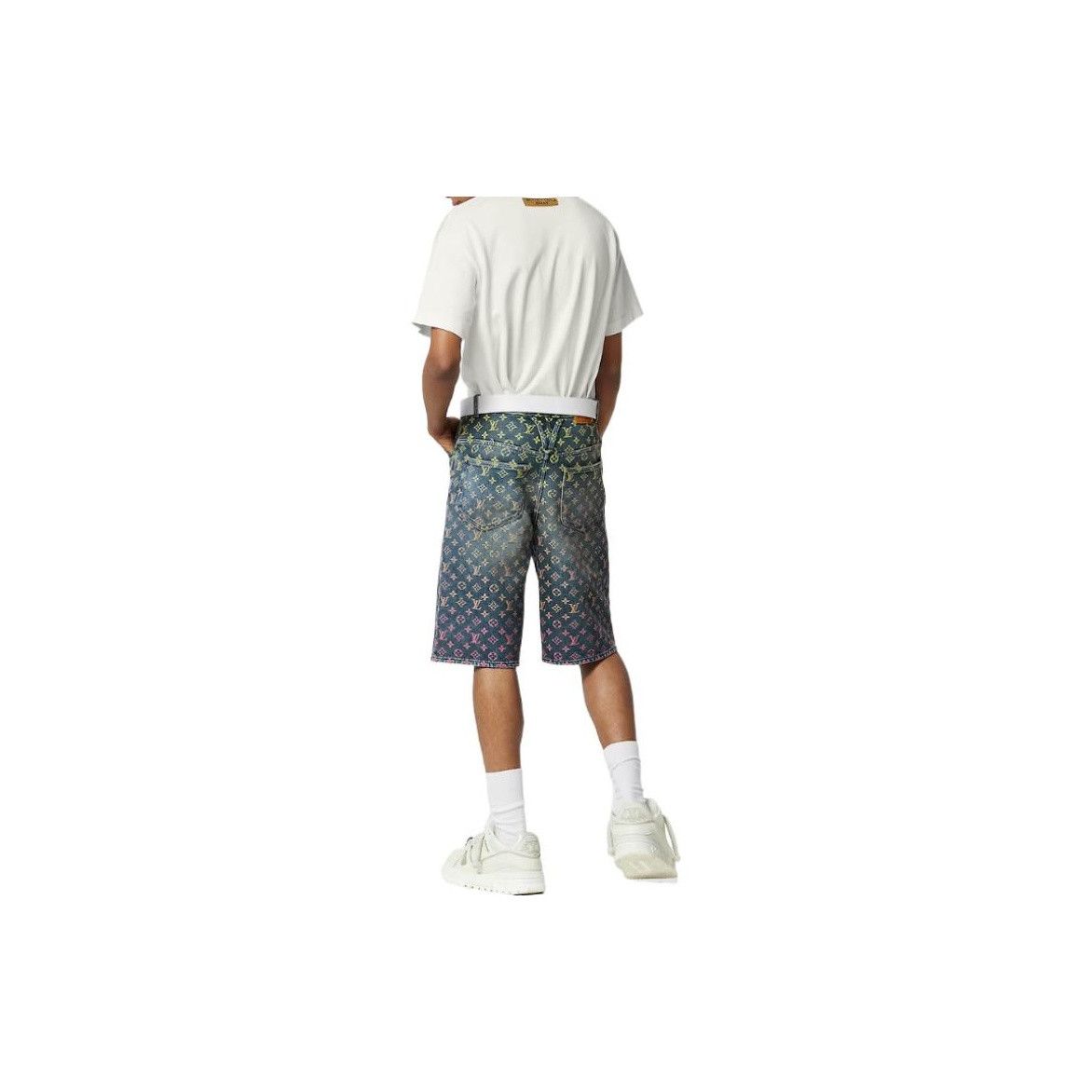 Louis Vuitton Louis Vuitton Monogram Gradient Denim Shorts Size 30 Size US 30 / EU 46 - 6 Thumbnail