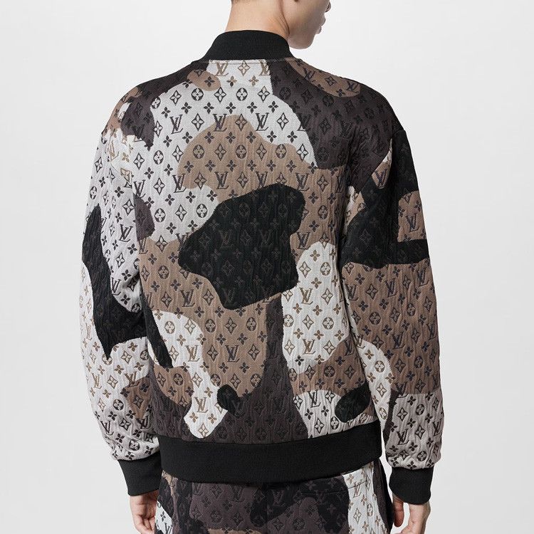 Louis Vuitton Louis Vuitton Monogram Jacquard Bomber Jacket Size L Size US L / EU 52-54 / 3 - 7 Thumbnail