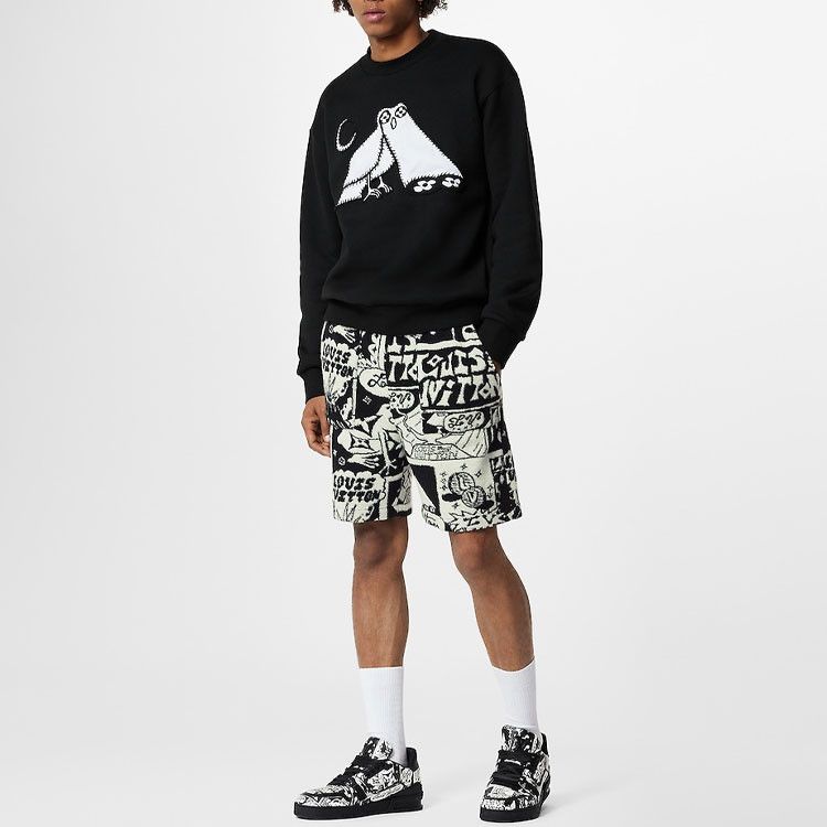 Louis Vuitton Louis Vuitton Comic Print Shorts Size 50 Size US 34 / EU 50 - 8 Thumbnail
