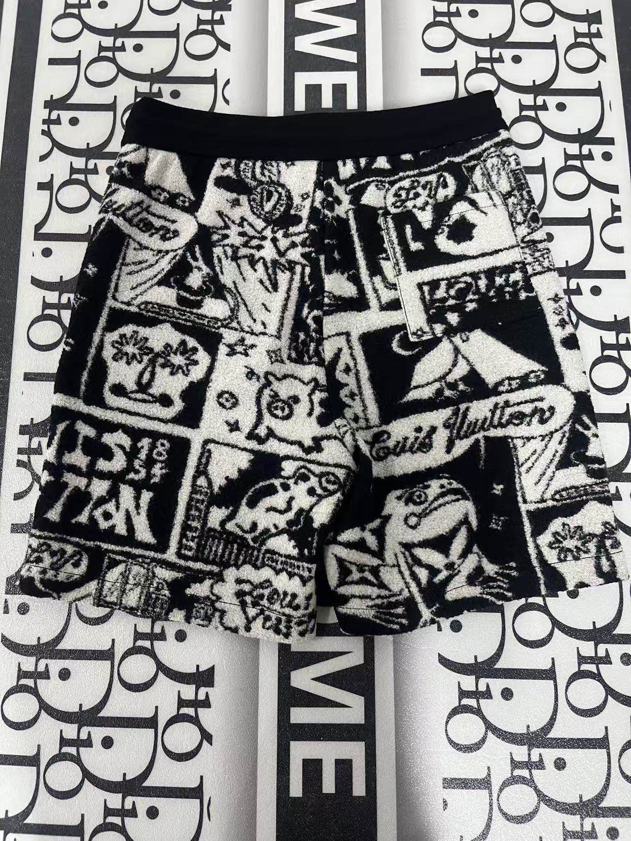 Louis Vuitton Louis Vuitton Comic Print Shorts Size 50 Size US 34 / EU 50 - 2 Thumbnail