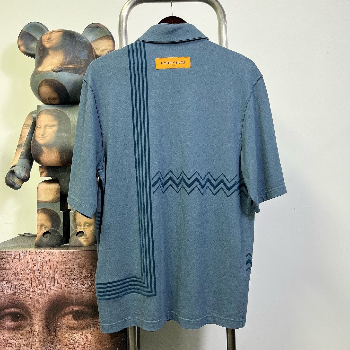 Louis Vuitton Louis Vuitton Logo Jacquard Short Sleeve Shirt Size S Size US S / EU 44-46 / 1 - 2 Thumbnail