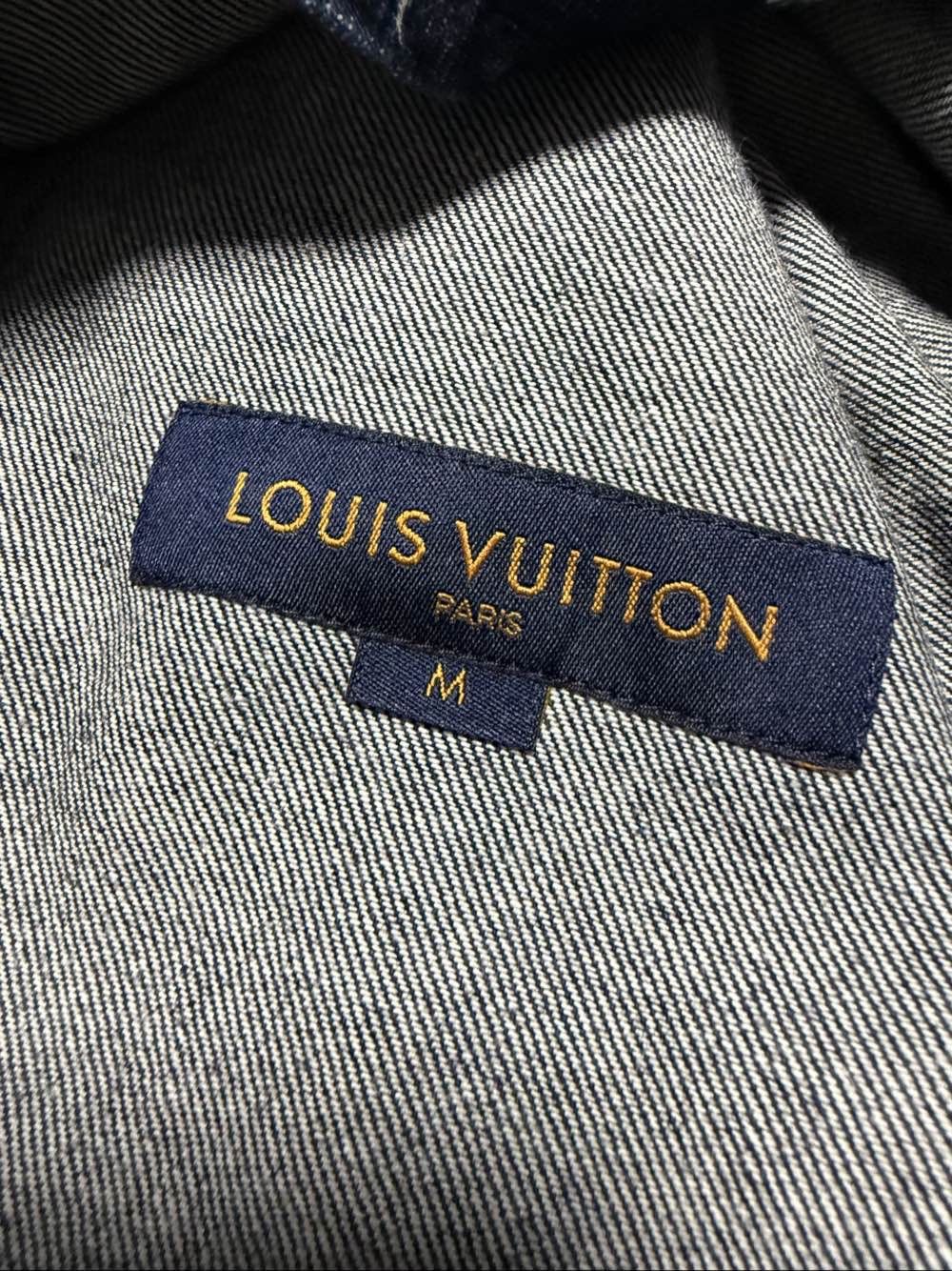 Louis Vuitton Louis Vuitton Floral Denim Short Sleeve Shirt Size M Size US M / EU 48-50 / 2 - 3 Thumbnail