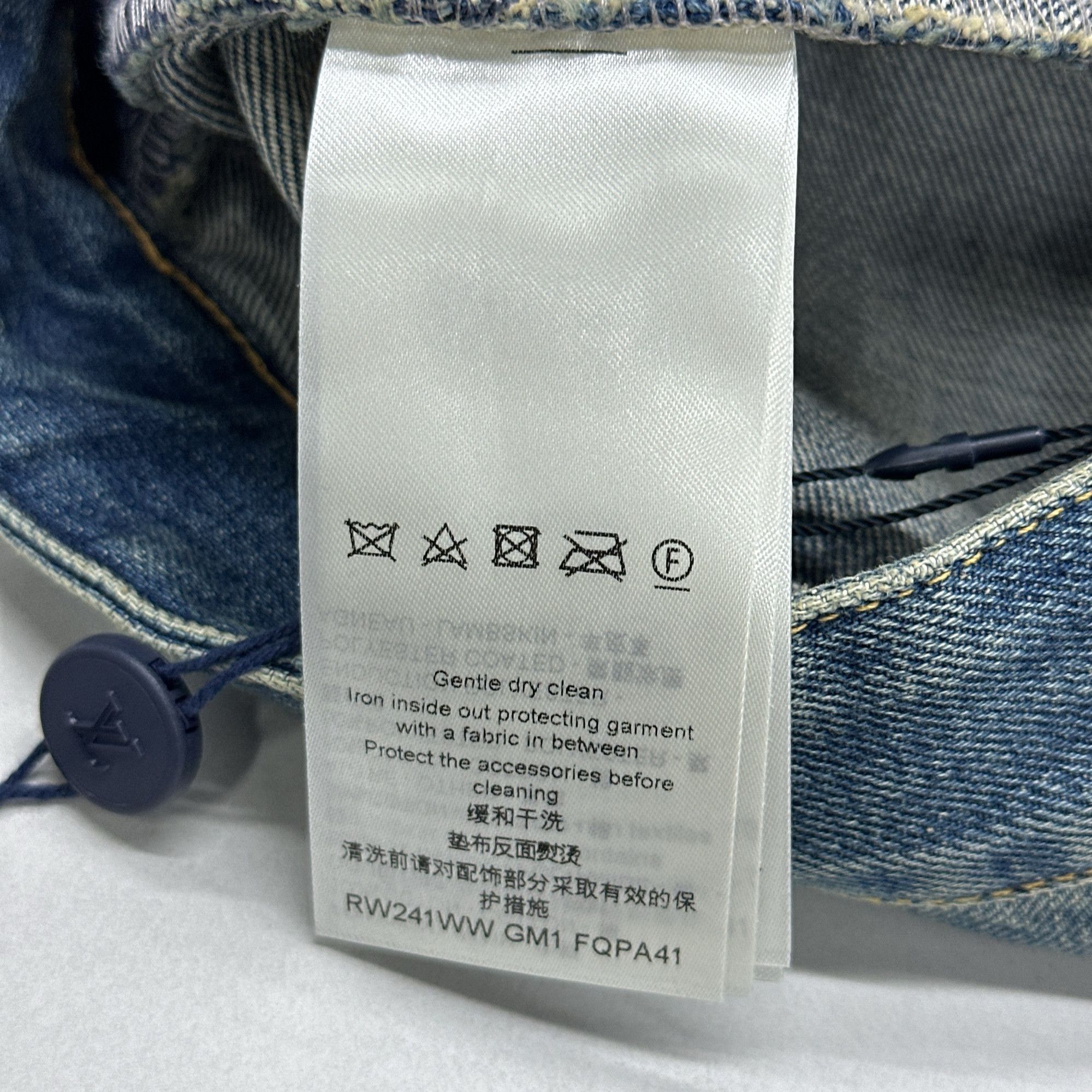 Louis Vuitton Louis Vuitton Monogram Patch Jeans Size 38 Size 27" / US 4 / IT 40 - 5 Thumbnail