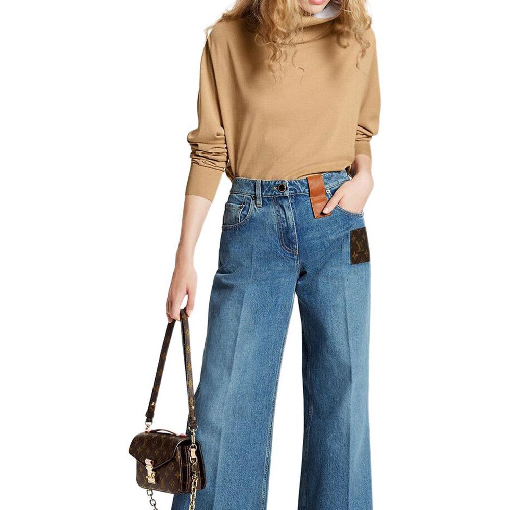 Louis Vuitton Louis Vuitton Monogram Patch Jeans Size 38 Size 27" / US 4 / IT 40 - 13 Thumbnail