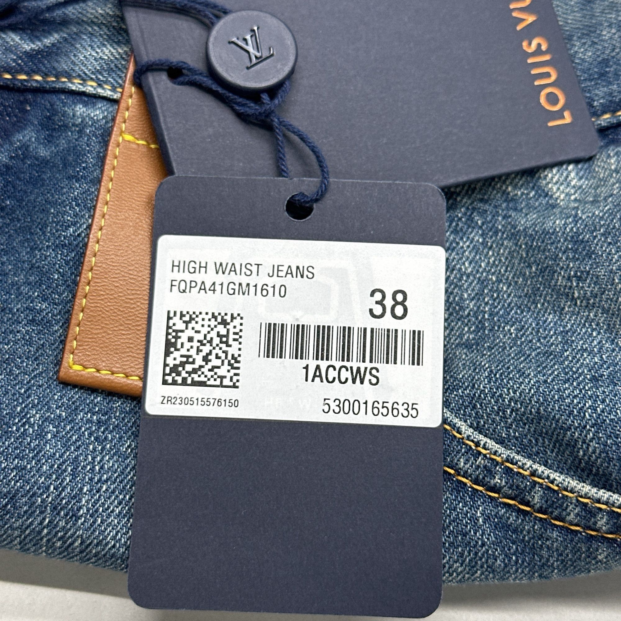 Louis Vuitton Louis Vuitton Monogram Patch Jeans Size 38 Size 27" / US 4 / IT 40 - 3 Thumbnail