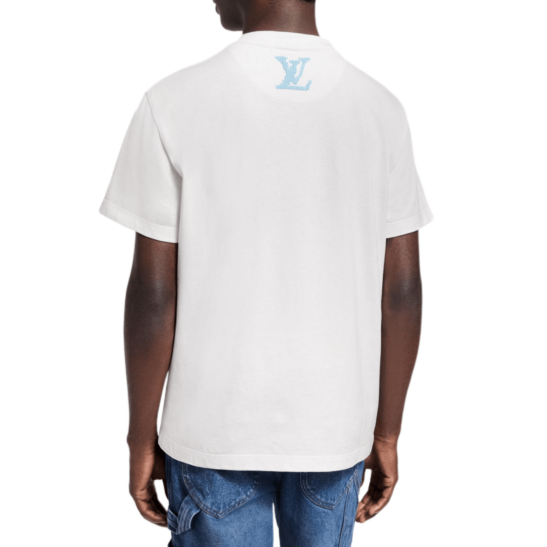 Louis Vuitton Louis Vuitton Embroidered Logo T-Shirt Size XL Size US XL / EU 56 / 4 - 7 Thumbnail