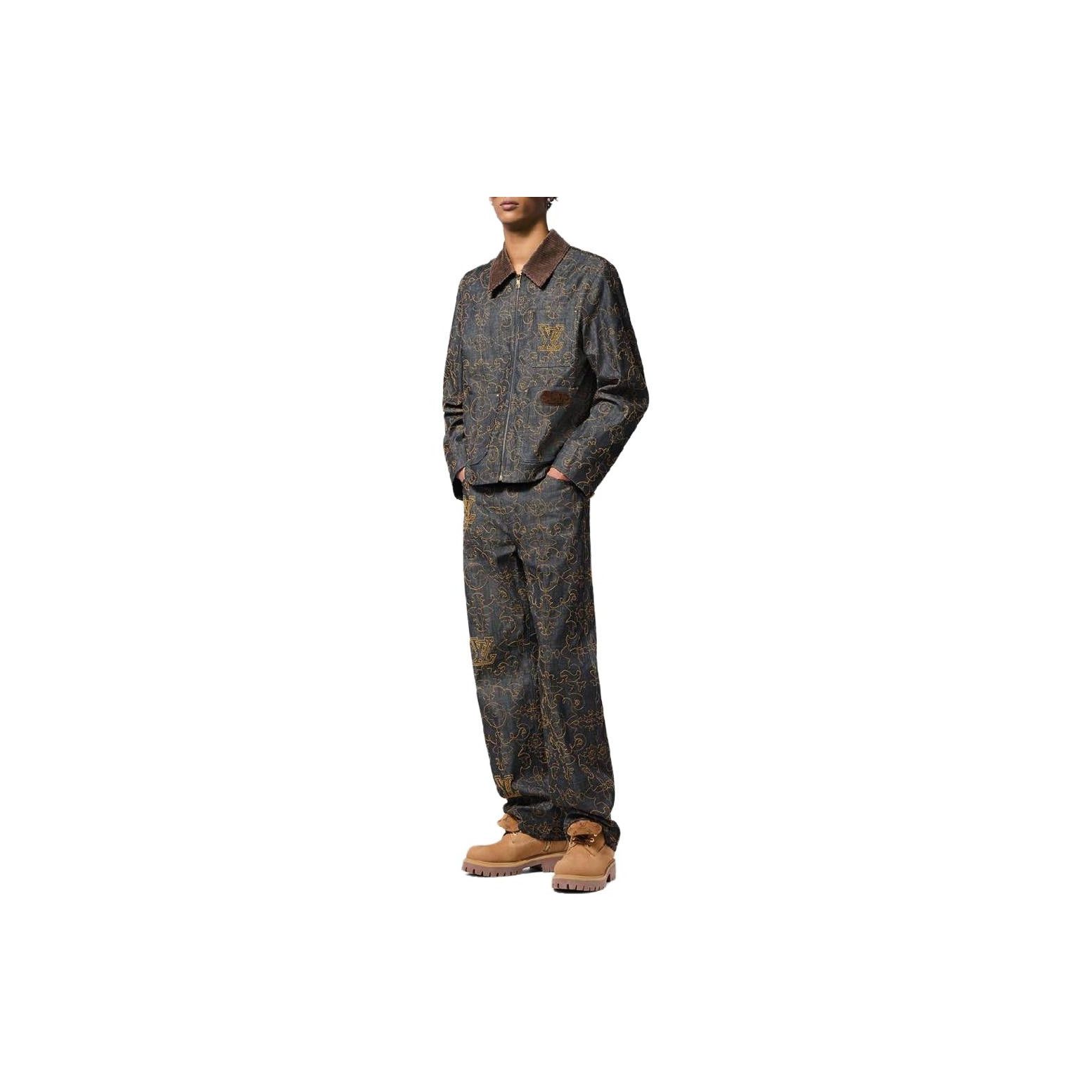 Louis Vuitton Louis Vuitton x Timberland Arabesque Denim Pants Size 32 Size US 32 / EU 48 - 11 Thumbnail