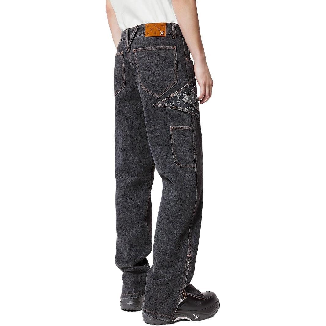 Louis Vuitton Louis Vuitton Monogram Denim Jeans Size 32 Size US 32 / EU 48 - 12 Thumbnail