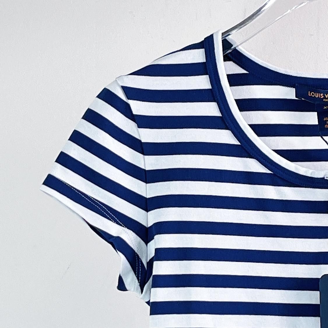 Louis Vuitton Louis Vuitton Striped T-Shirt Size XS Size XS / US 0-2 / IT 36-38 - 5 Thumbnail