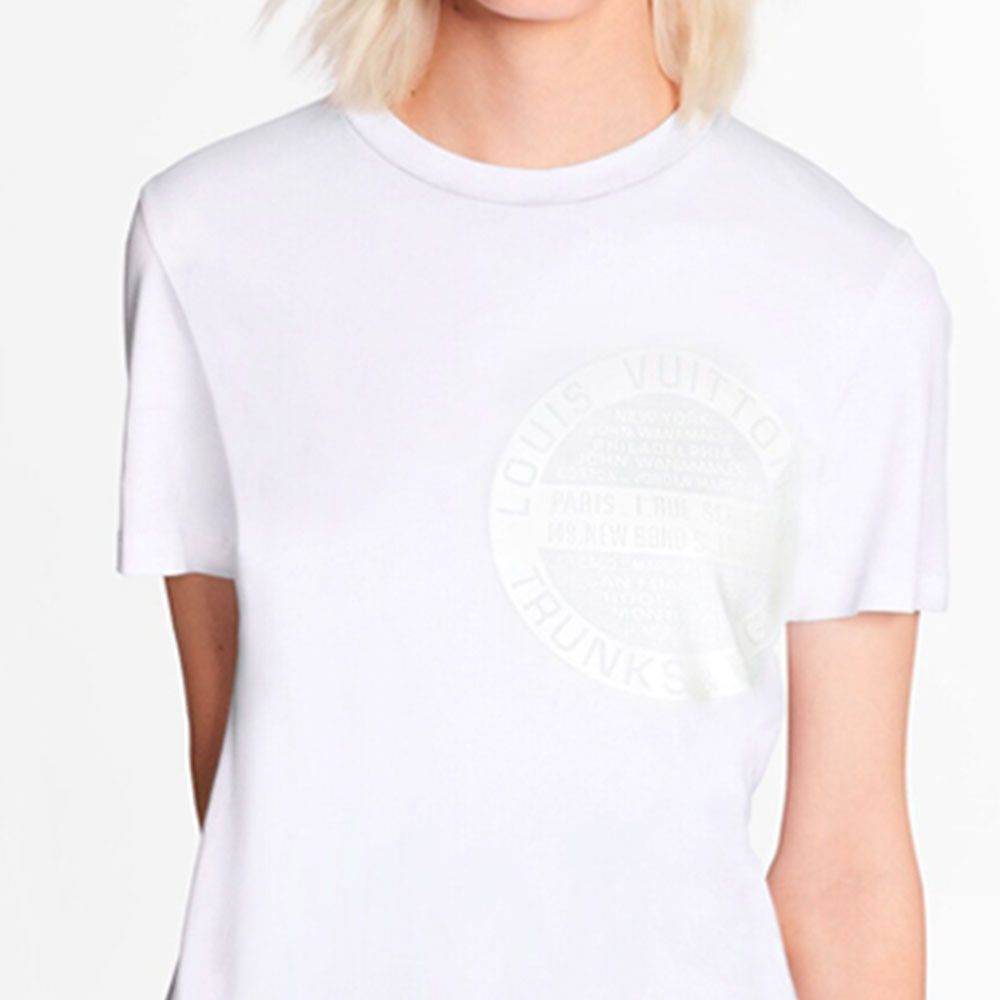Louis Vuitton Louis Vuitton Logo Print Short Sleeve T-Shirt Size L Size L / US 10 / IT 46 - 13 Thumbnail
