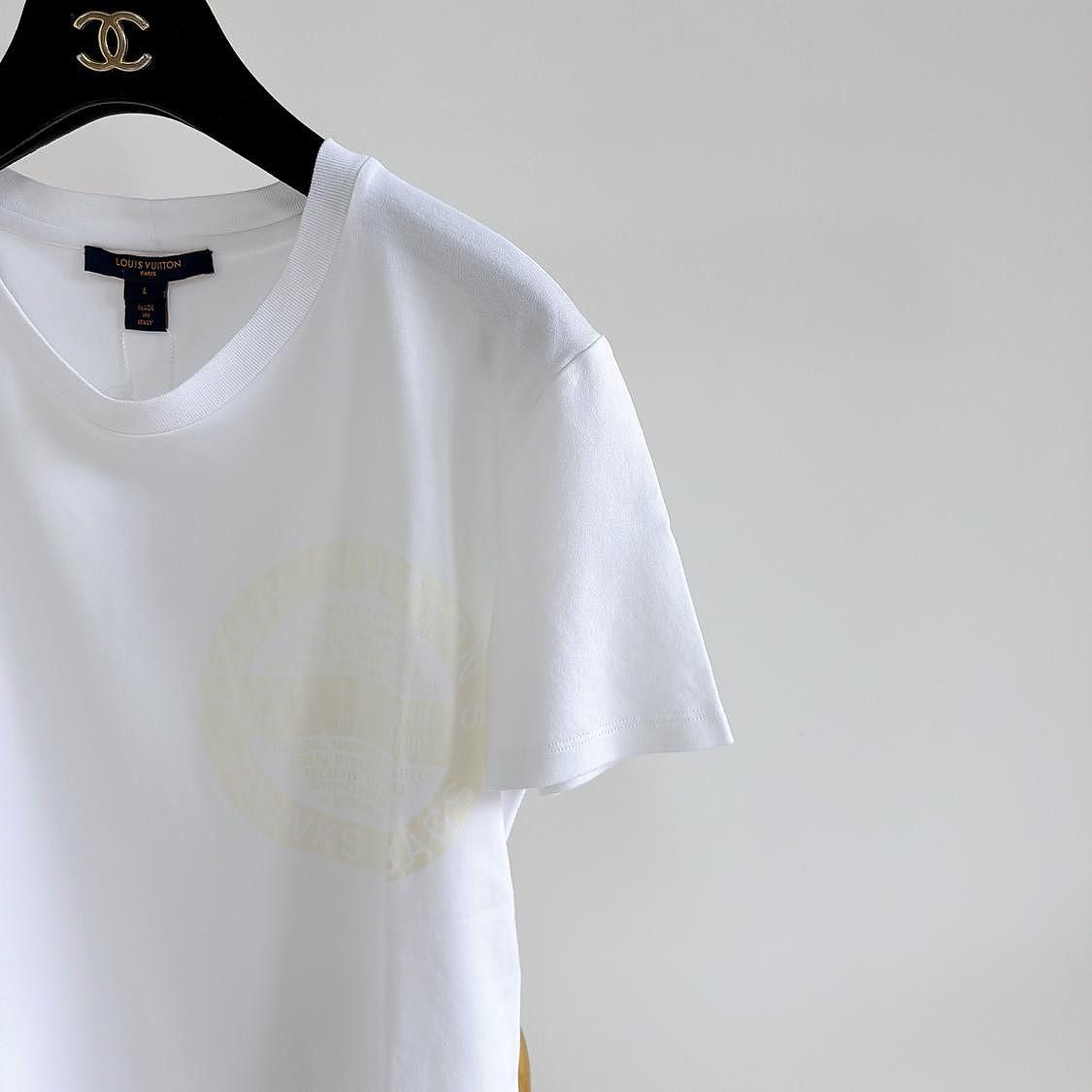 Louis Vuitton Louis Vuitton Logo Print Short Sleeve T-Shirt Size L Size L / US 10 / IT 46 - 6 Thumbnail