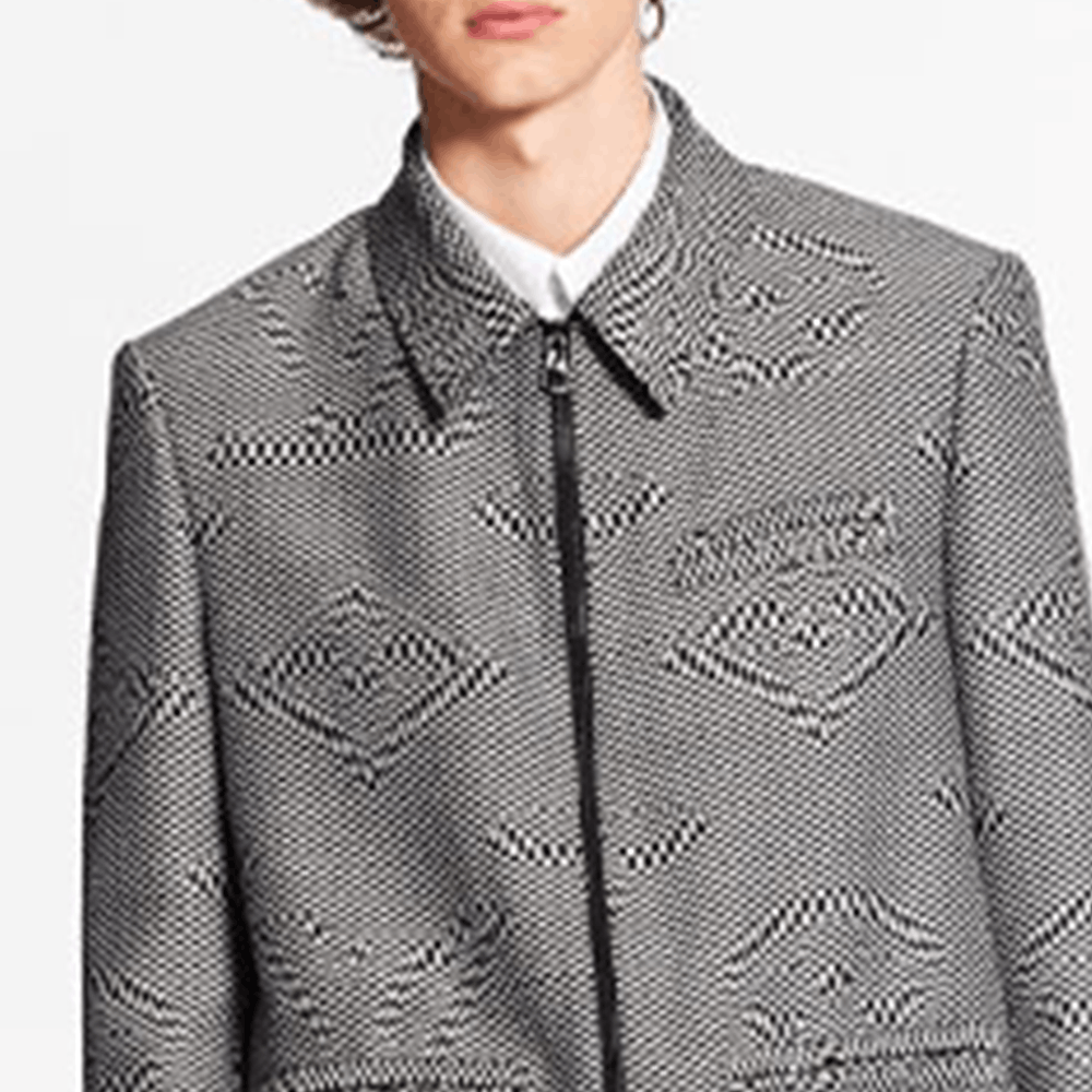 Louis Vuitton Louis Vuitton Checkered Pattern Jacket Size 52 Size US L / EU 52-54 / 3 - 15 Thumbnail