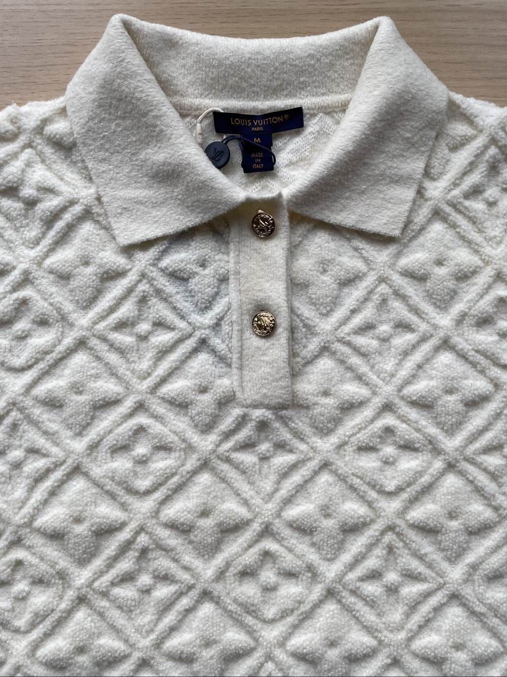 Louis Vuitton Louis Vuitton Monogram Wool Polo Shirt M Size M / US 6-8 / IT 42-44 - 5 Thumbnail