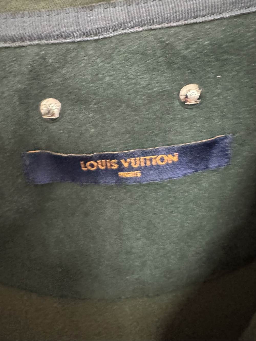 Louis Vuitton Louis Vuitton Green Zip Hoodie Size M Size US M / EU 48-50 / 2 - 3 Thumbnail