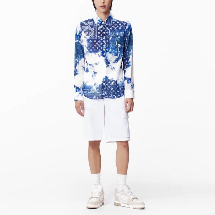 Louis Vuitton Louis Vuitton Monogram Tie-Dye Shirt Size L Size US L / EU 52-54 / 3 - 7 Thumbnail