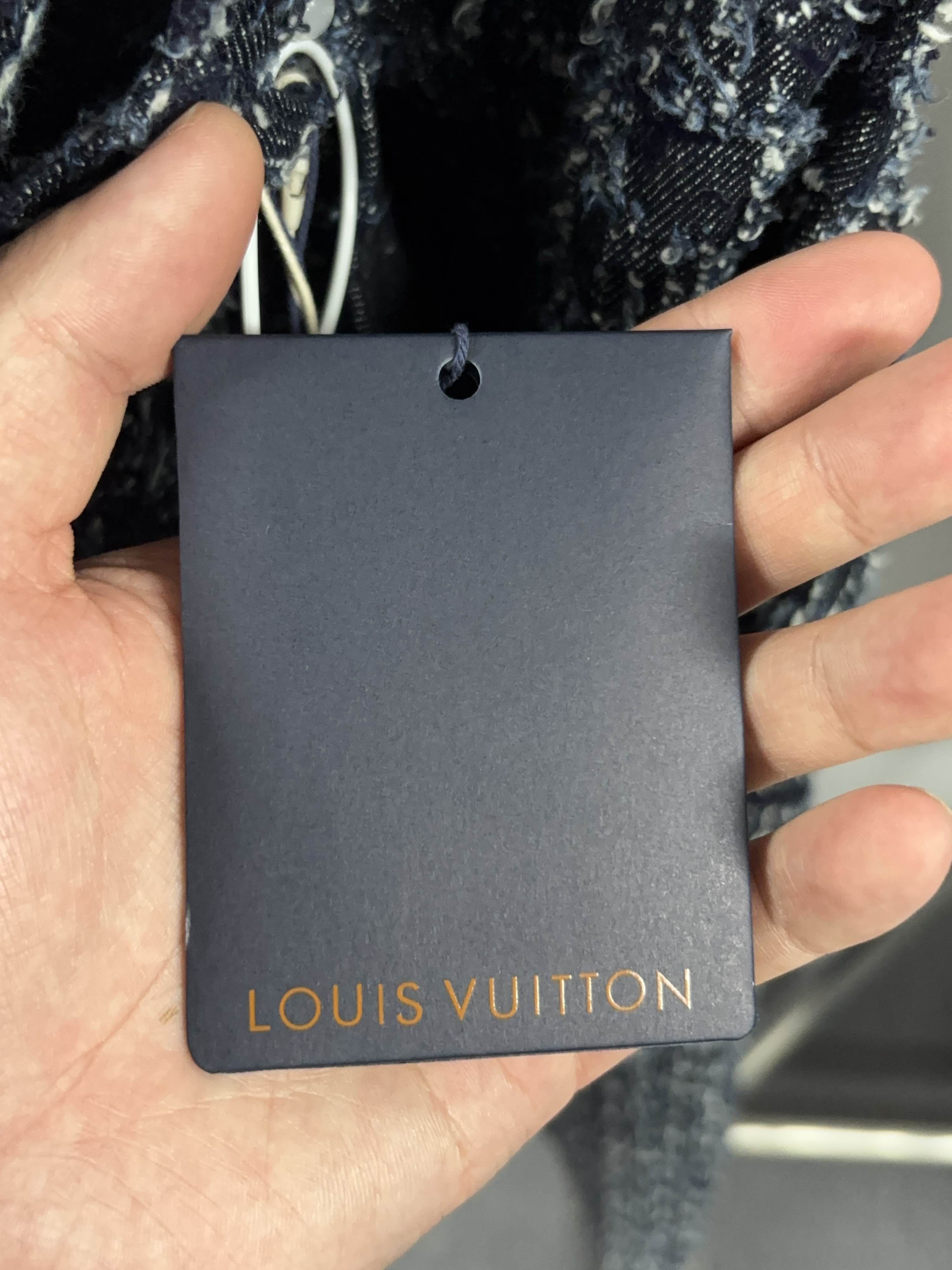 Louis Vuitton Louis Vuitton Monogram Flocked Denim Jeans Size 31 Size US 31 - 5 Thumbnail