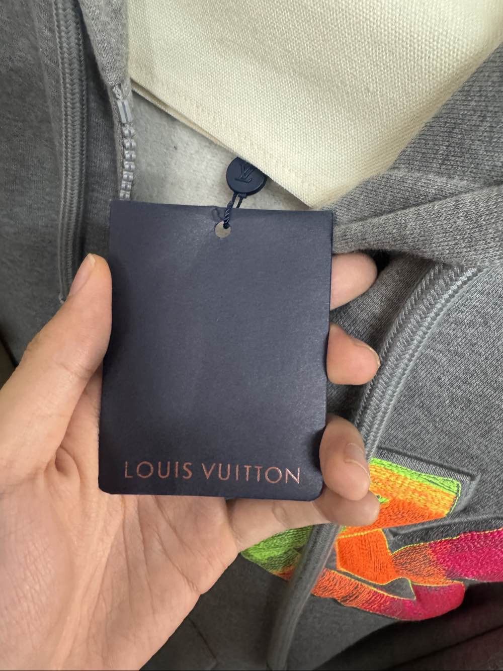 Louis Vuitton Louis Vuitton 3D Graffiti Zip-Up Hoodie Size L Size US L / EU 52-54 / 3 - 5 Thumbnail