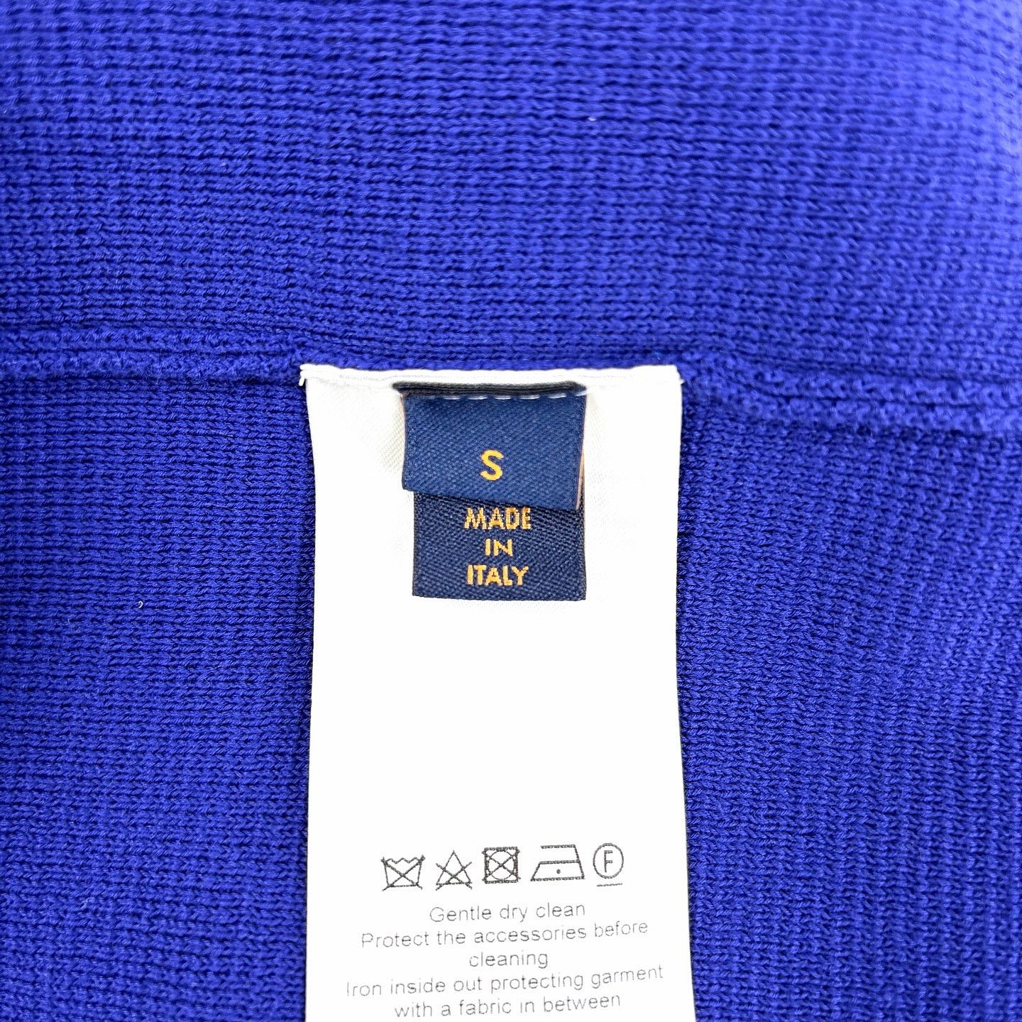 Louis Vuitton Louis Vuitton Blue Cotton Knit Cardigan Size S Size US S / EU 44-46 / 1 - 5 Thumbnail