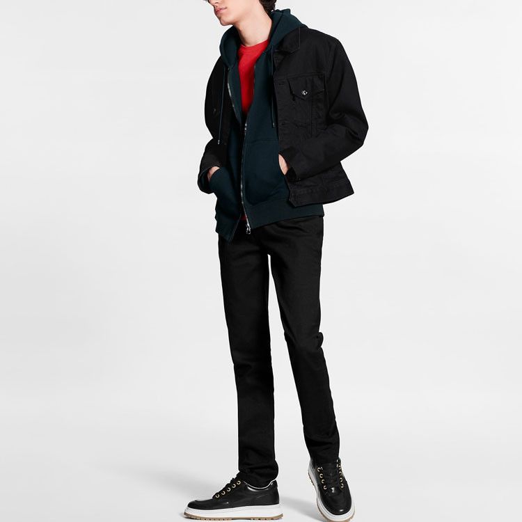Louis Vuitton Louis Vuitton Full Zip Hooded Sweatshirt Black Size L Size US L / EU 52-54 / 3 - 9 Thumbnail