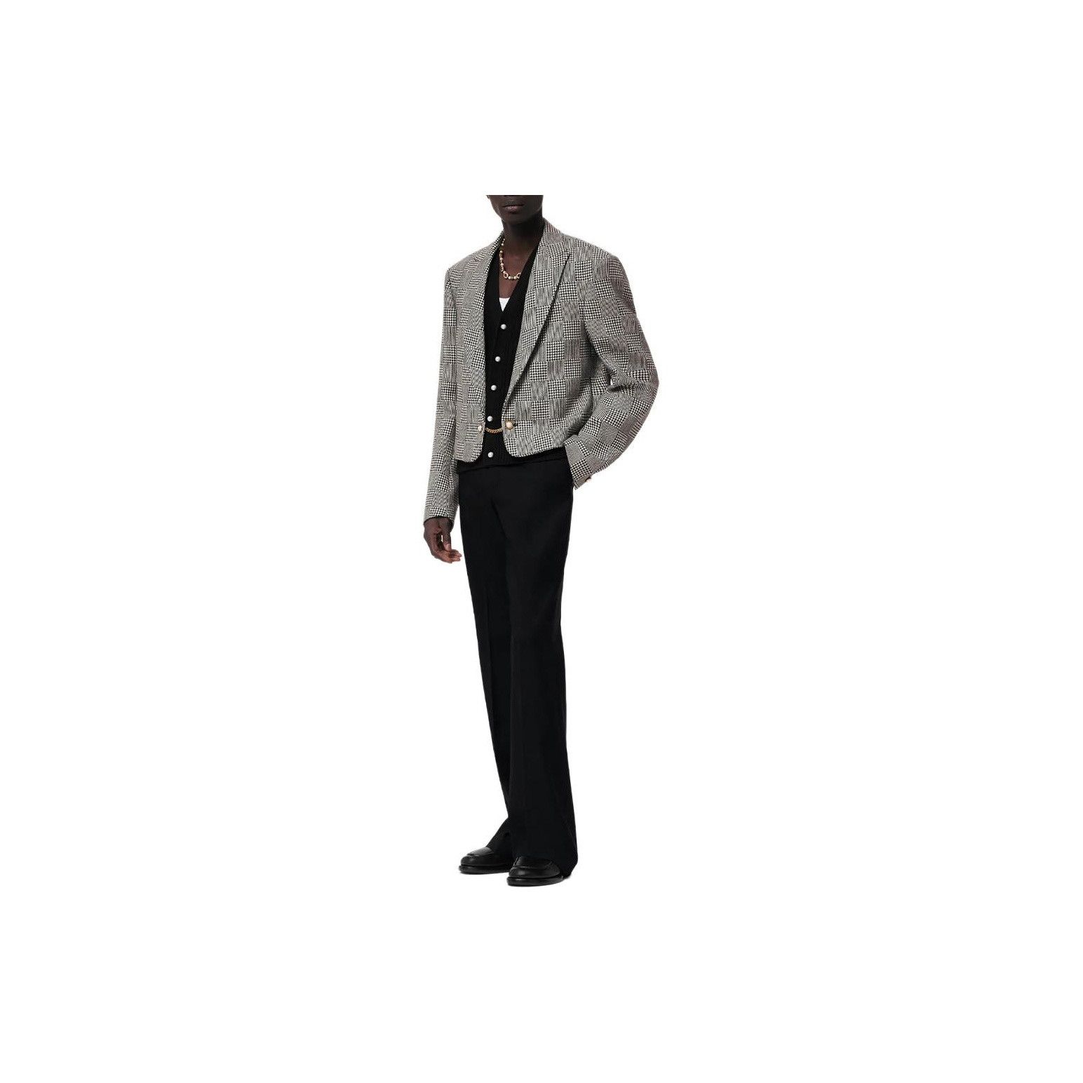 Louis Vuitton Louis Vuitton Houndstooth Wool Jacket Size S Size US S / EU 44-46 / 1 - 14 Thumbnail