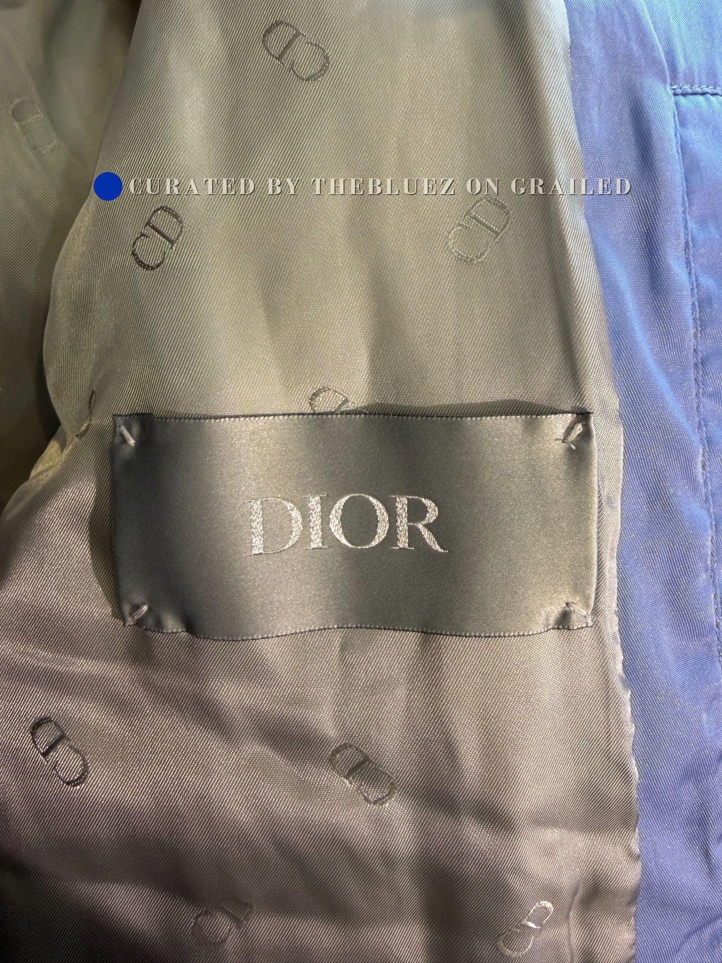 Dior Dior Blue Quilted Down Jacket M Size US M / EU 48-50 / 2 - 3 Thumbnail