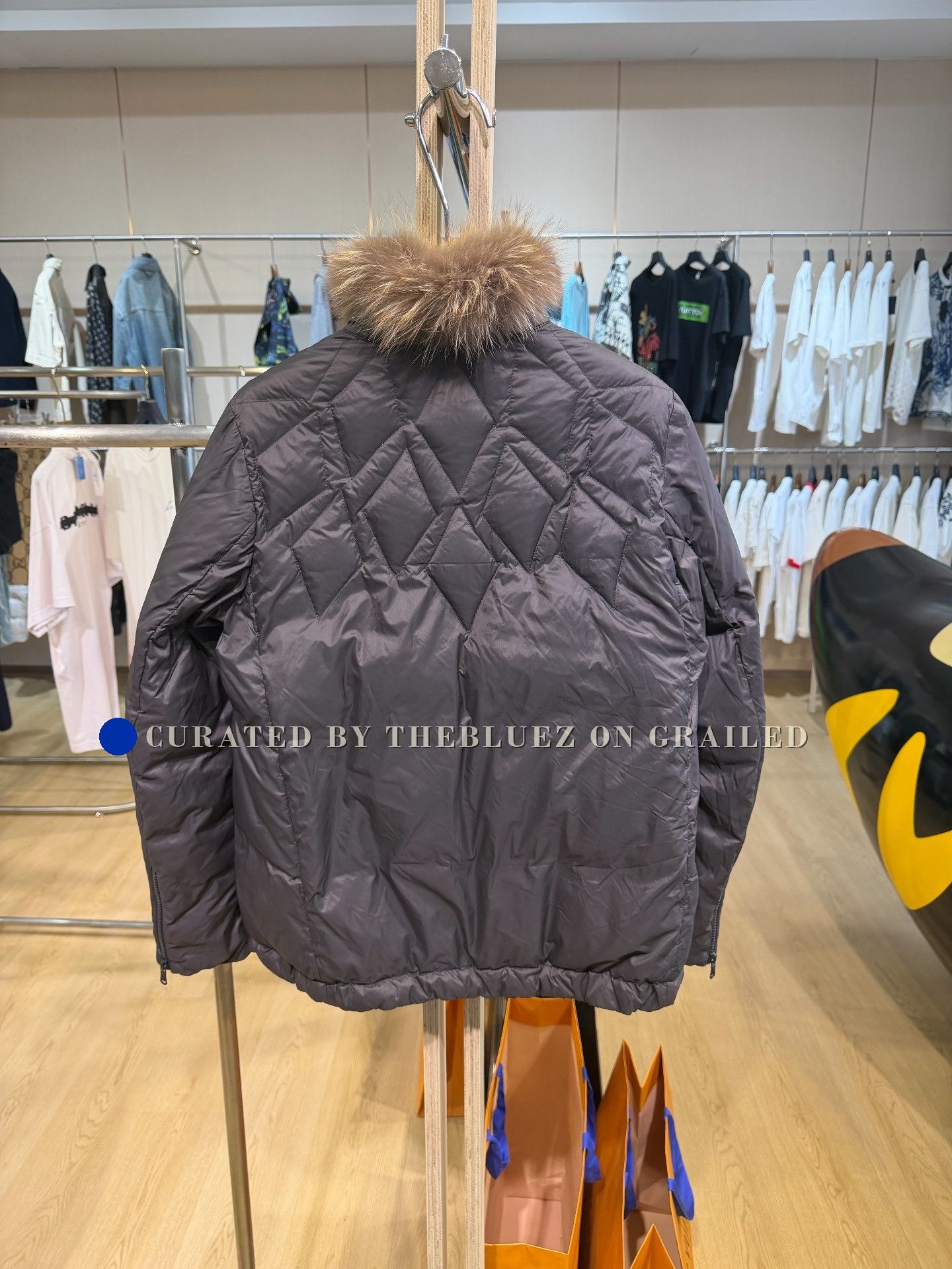 Brunello Cucinelli Brunello Cucinelli Fur Collar Down Jacket Size US XS / EU 42 / 0 - 2 Thumbnail