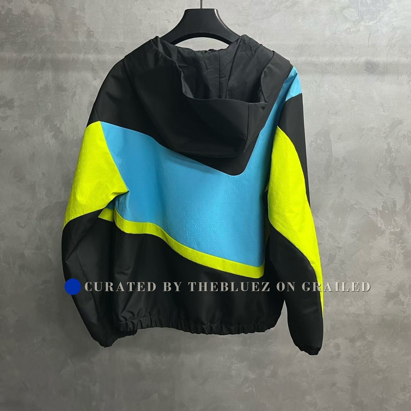 Louis Vuitton Louis Vuitton Black Logo Print Hooded Jacket Size US M / EU 48-50 / 2 - 2 Thumbnail