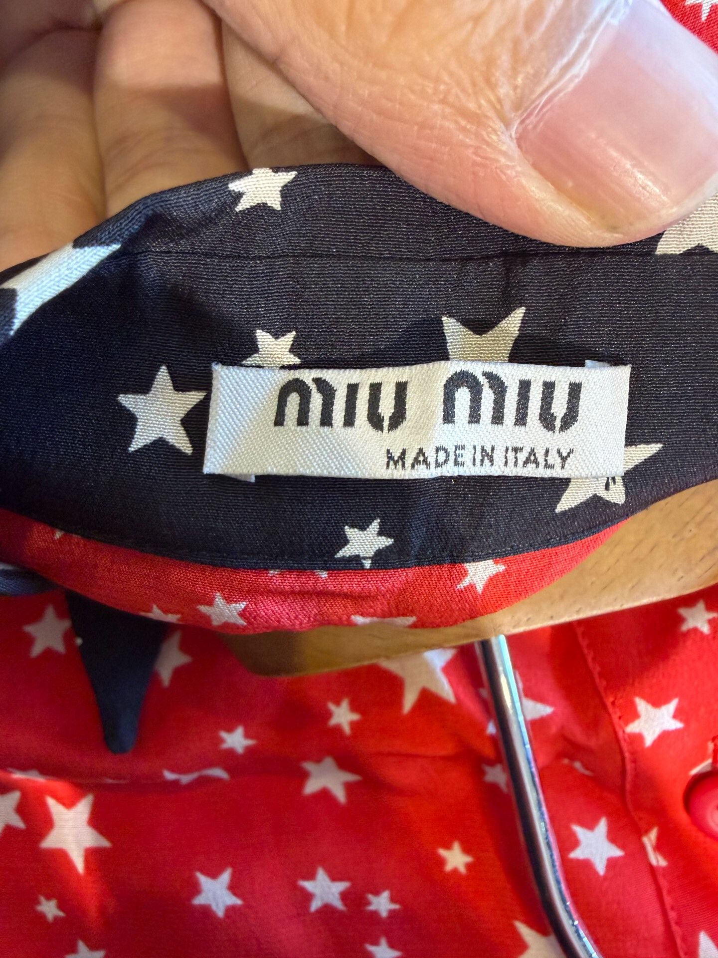Miu Miu Miu Miu Red Star Shirt Size XS / US 0-2 / IT 36-38 - 3 Thumbnail