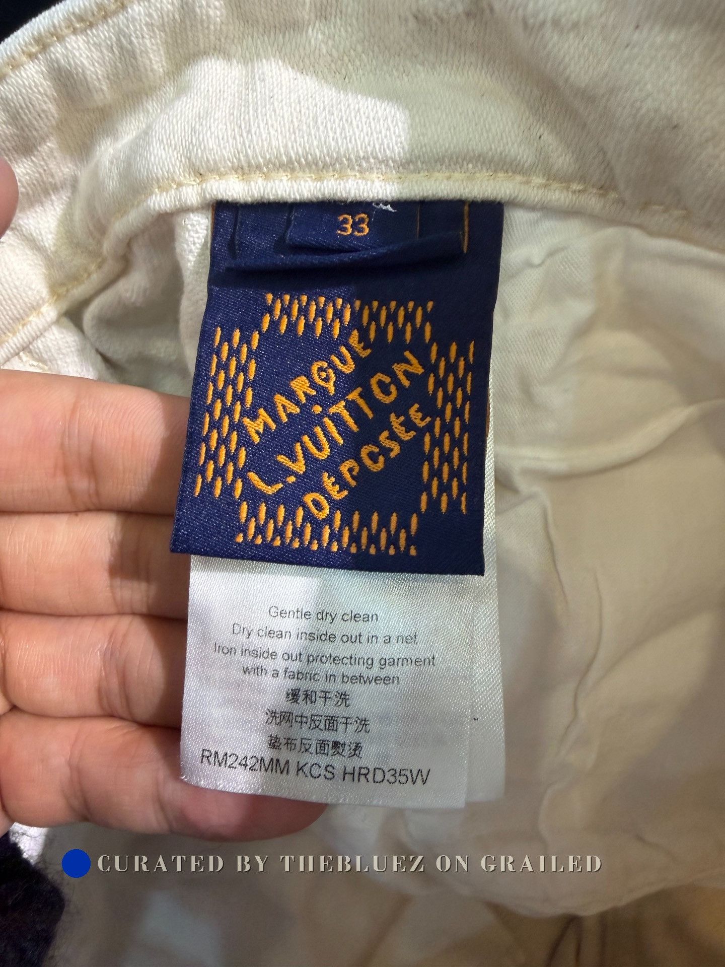 Louis Vuitton Louis Vuitton 2024 Pharrell Checkerboard Denim Pants Size US 33 - 6 Thumbnail