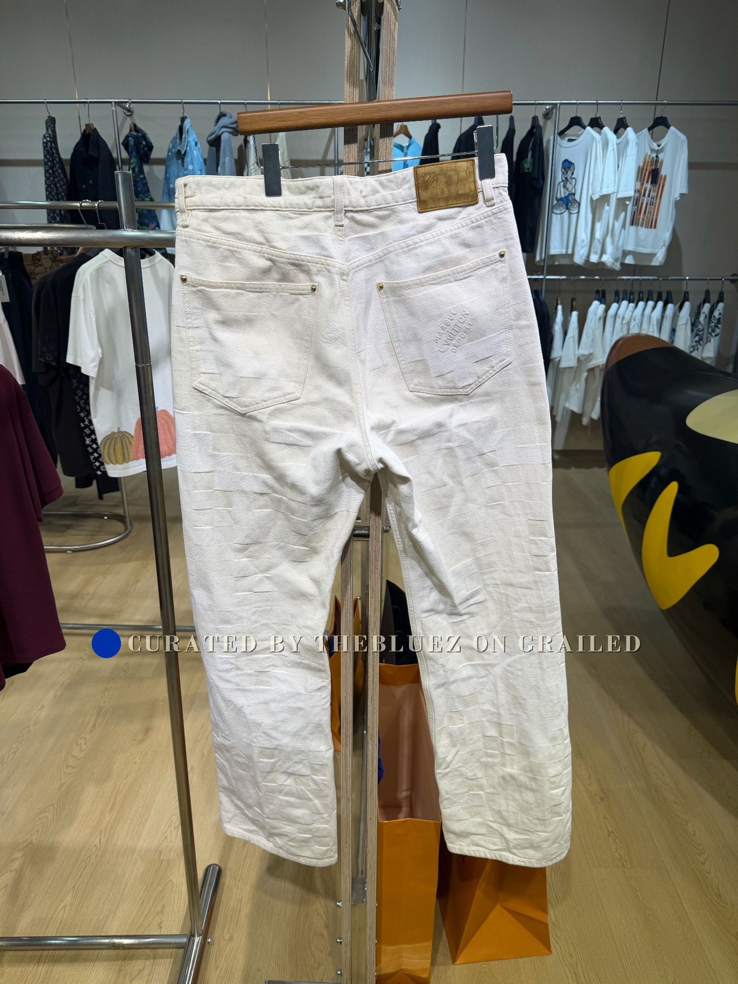 Louis Vuitton Louis Vuitton 2024 Pharrell Checkerboard Denim Pants Size US 33 - 2 Thumbnail