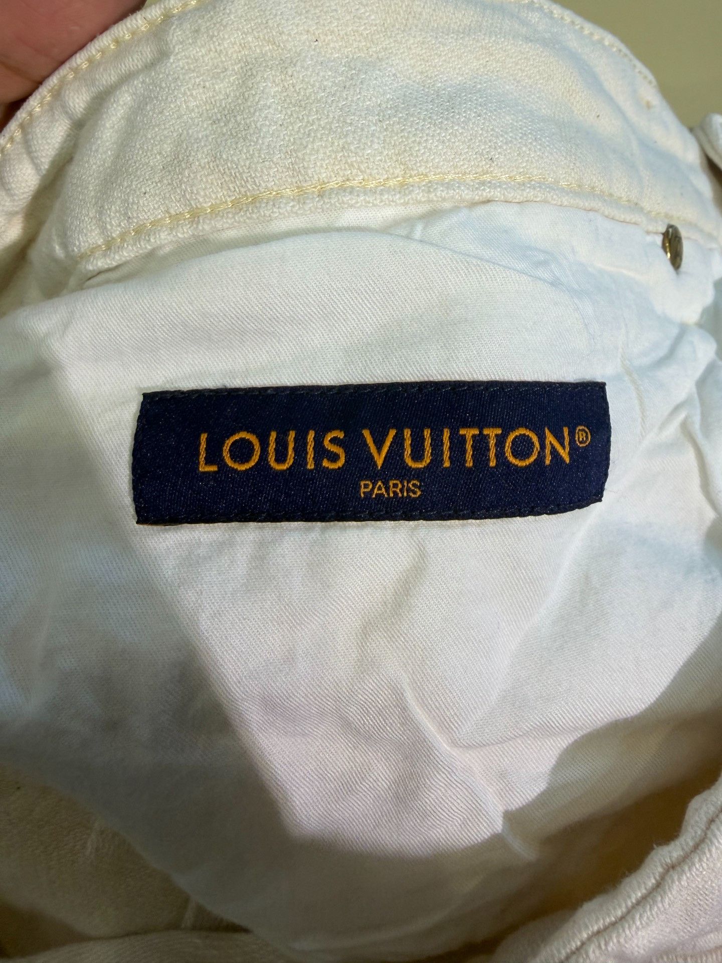Louis Vuitton Louis Vuitton 2024 Pharrell Checkerboard Denim Pants Size US 33 - 5 Thumbnail