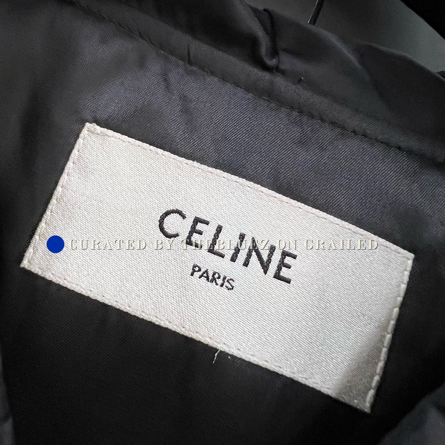 Celine Celine Black Logo Print Hooded Jacket Size US M / EU 48-50 / 2 - 2 Thumbnail