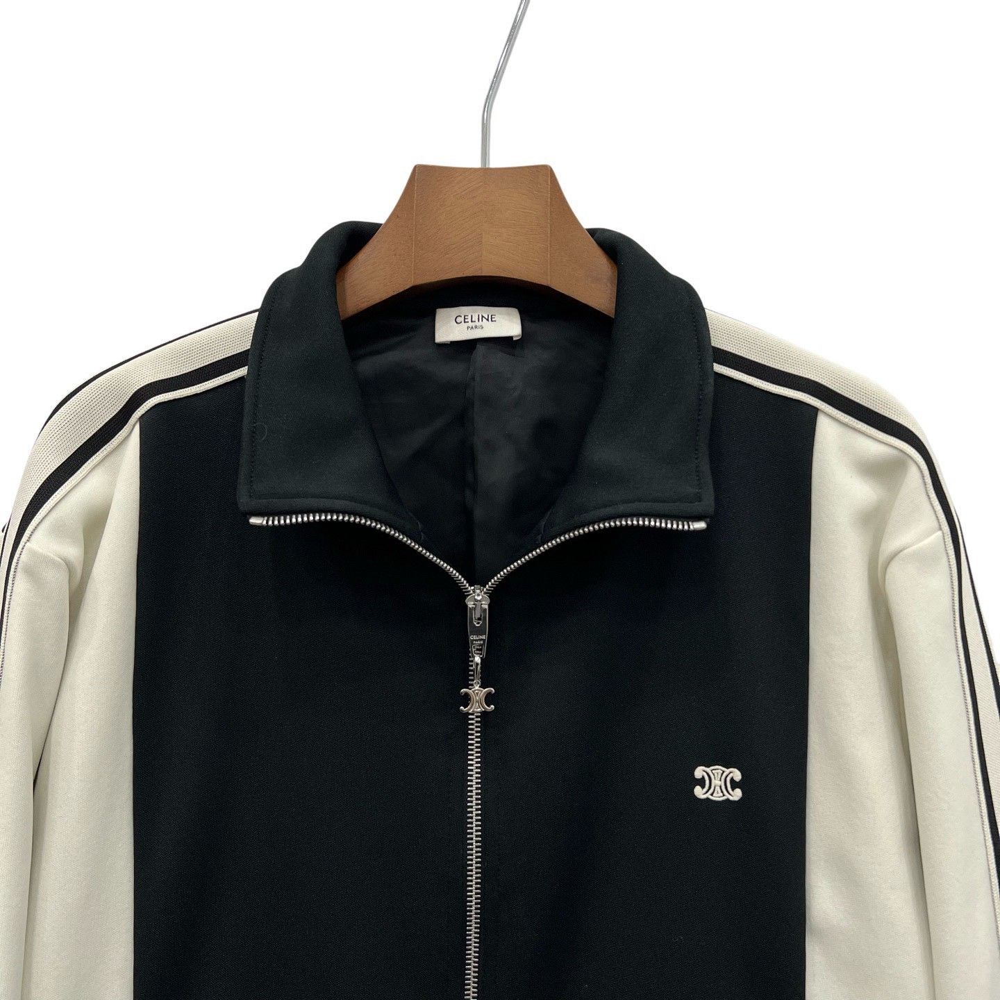 Celine Celine Triomphe Embroidered Stand Collar Jacket Size US L / EU 52-54 / 3 - 3 Thumbnail