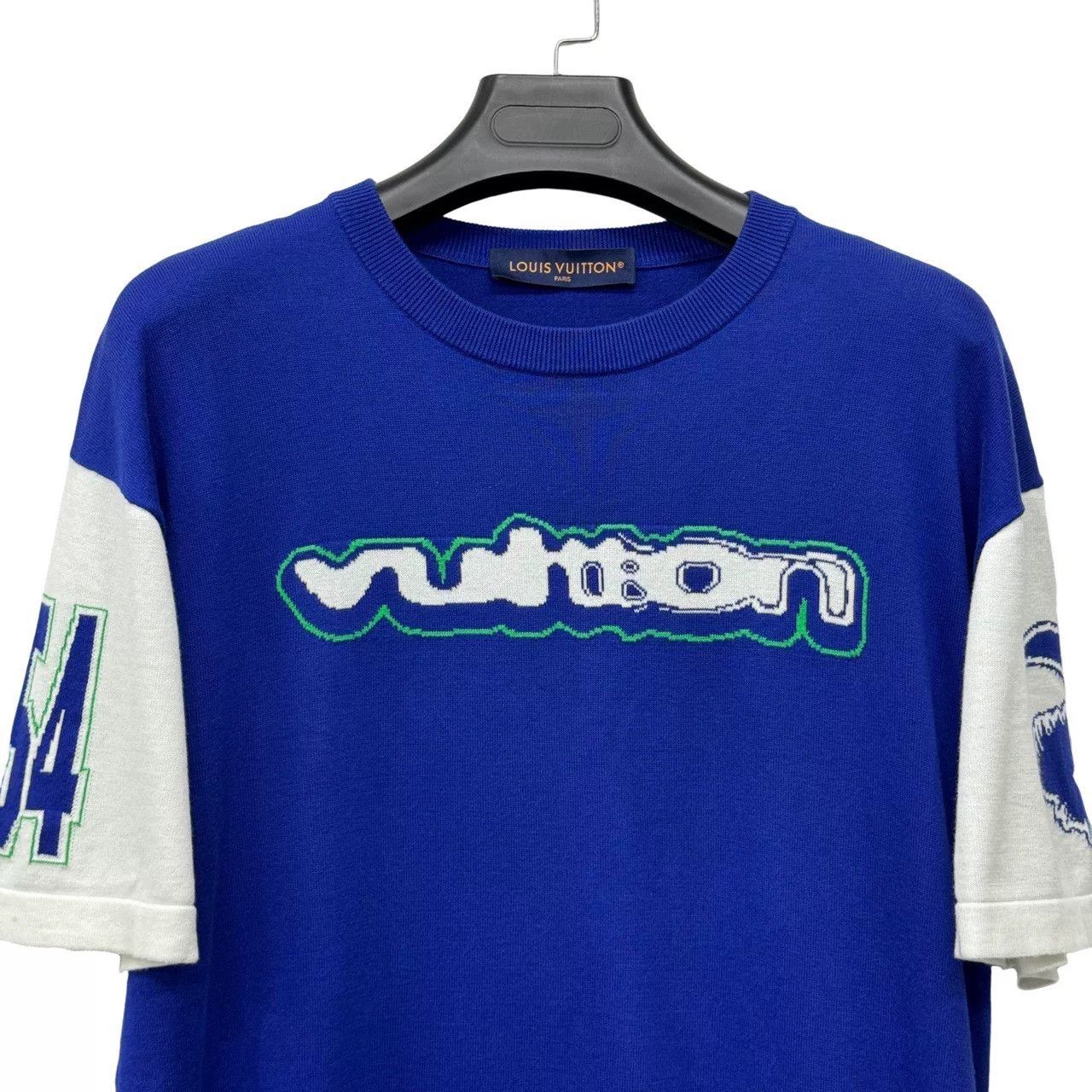 Louis Vuitton Louis Vuitton Graffiti Logo Knit Tee Size US L / EU 52-54 / 3 - 3 Thumbnail
