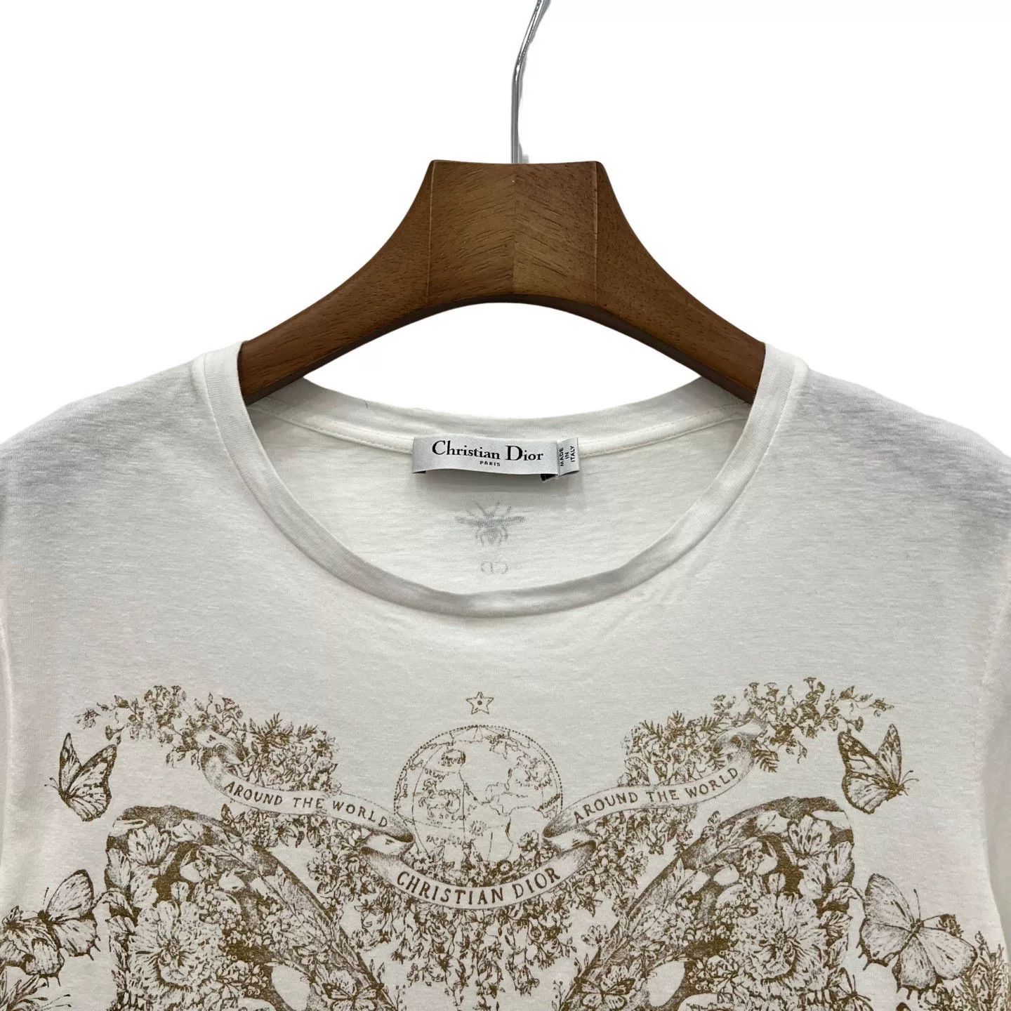 Dior Dior Gold Butterfly Short-Sleeve Top Size S / US 4 / IT 40 - 4 Thumbnail