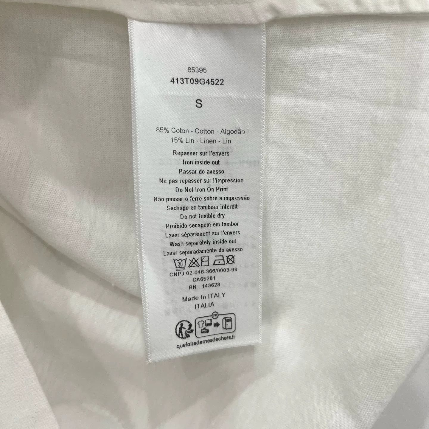 Dior Dior Gold Butterfly Short-Sleeve Top Size S / US 4 / IT 40 - 6 Thumbnail