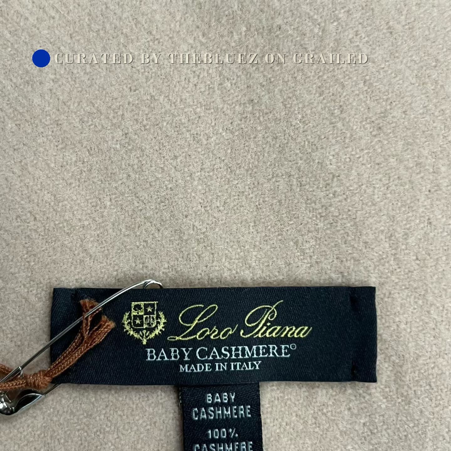 Loro Piana Loro Piana Latest Brown Wool Scarf Size ONE SIZE - 2 Thumbnail