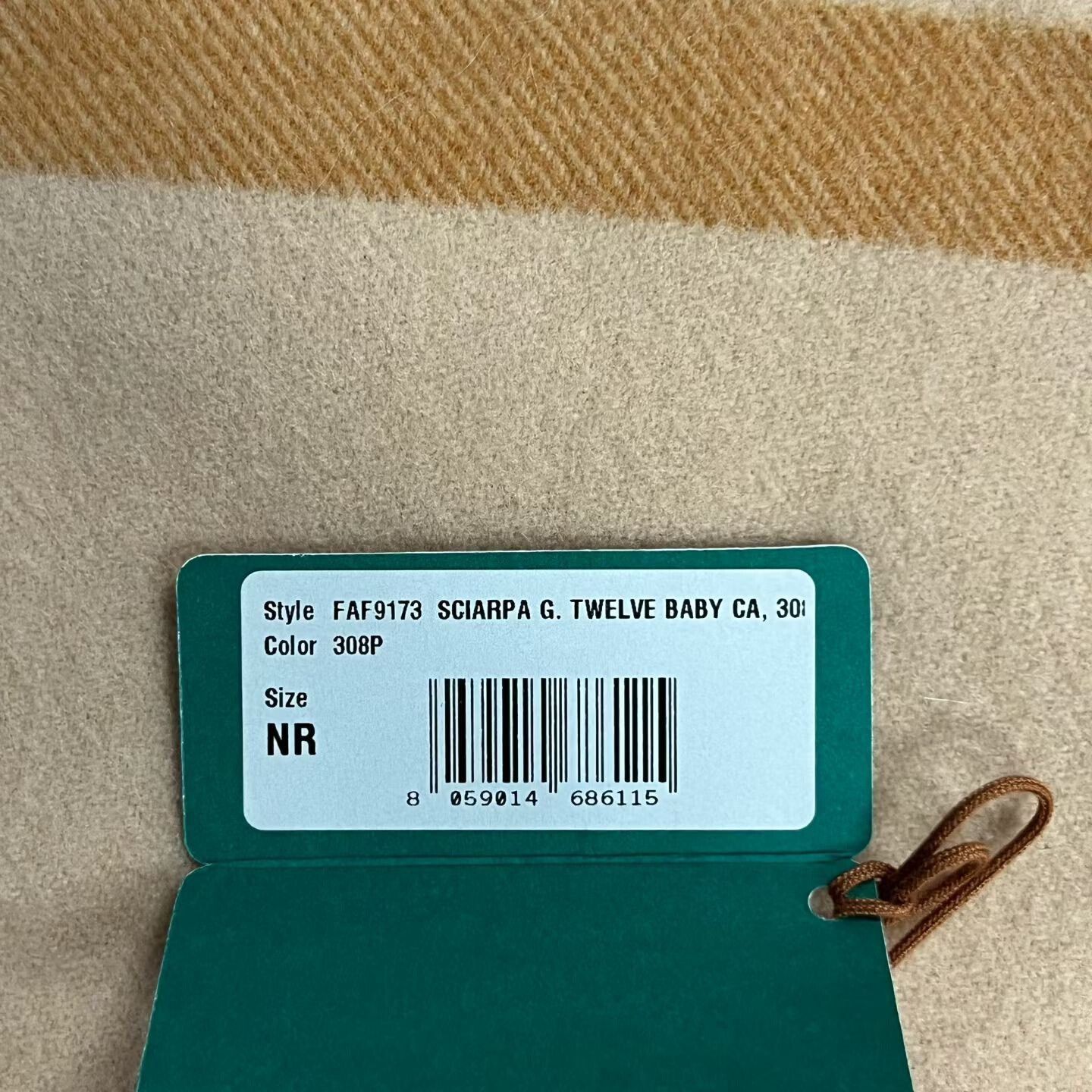 Loro Piana Loro Piana Latest Brown Wool Scarf Size ONE SIZE - 4 Thumbnail