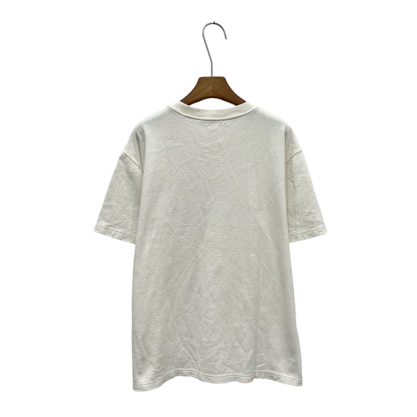 Louis Vuitton Louis Vuitton White Subtle Pattern Short Sleeve Size US XL / EU 56 / 4 - 3 Thumbnail