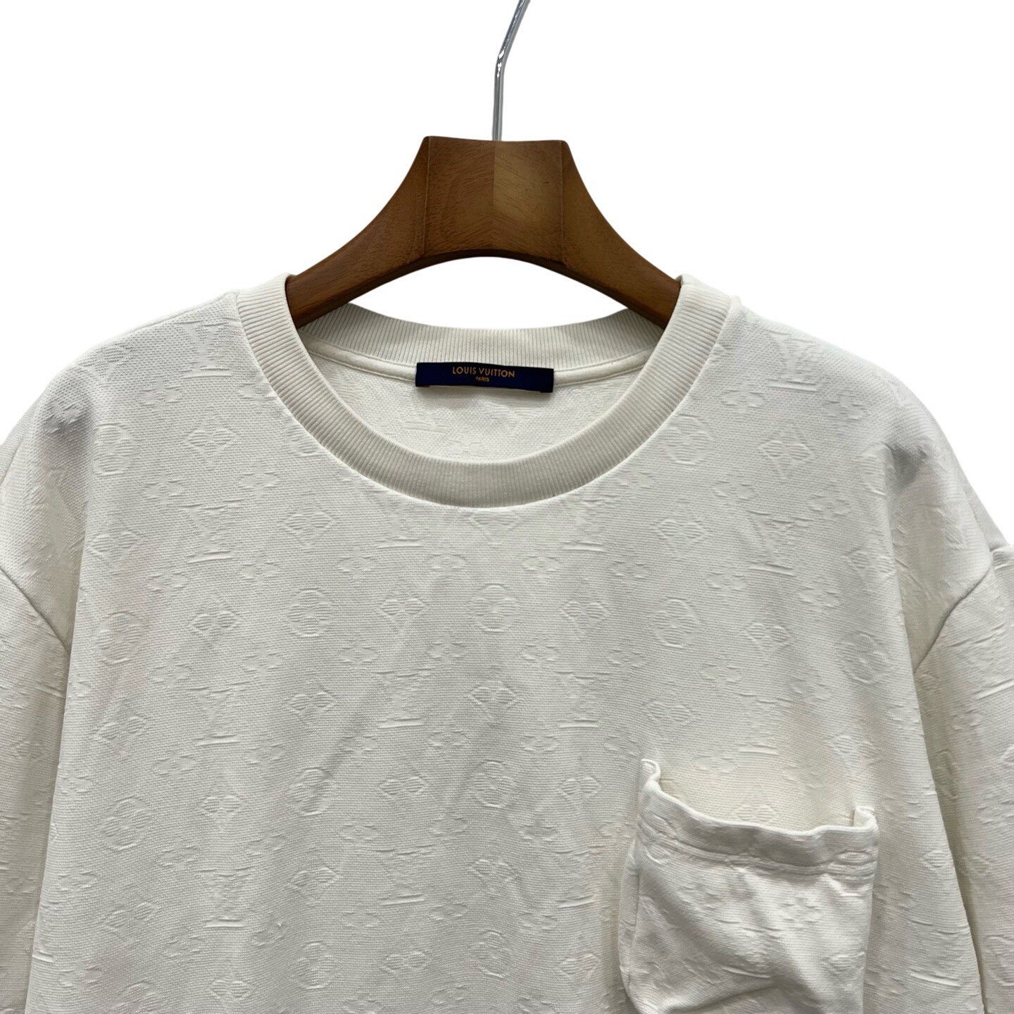 Louis Vuitton Louis Vuitton White Subtle Pattern Short Sleeve Size US XL / EU 56 / 4 - 2 Thumbnail