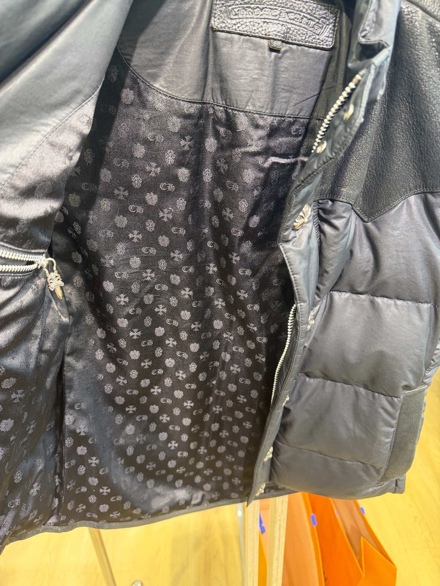 Chrome Hearts Chrome Hearts Black Flame Patchwork Down Vest Size US S / EU 44-46 / 1 - 5 Thumbnail