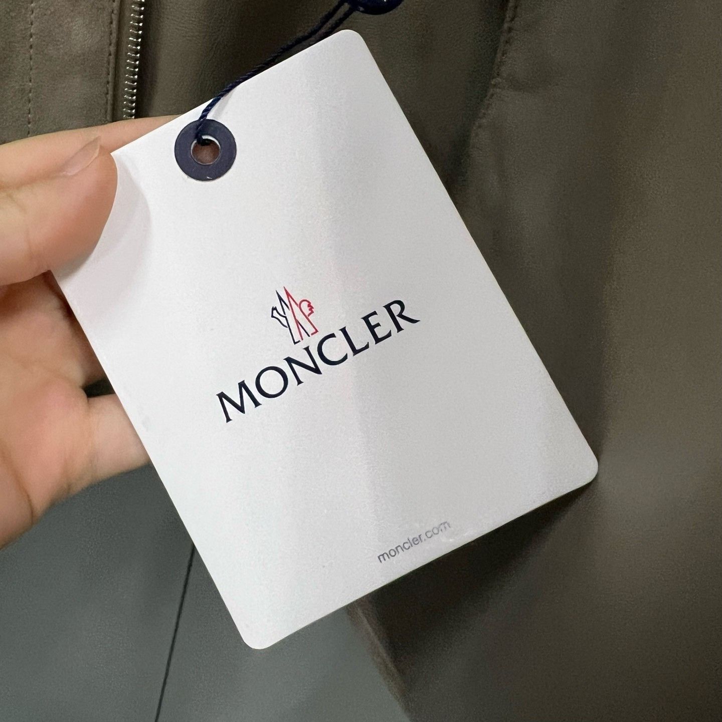 Moncler Moncler Logo Suede Jacket Size US XS / EU 42 / 0 - 4 Thumbnail