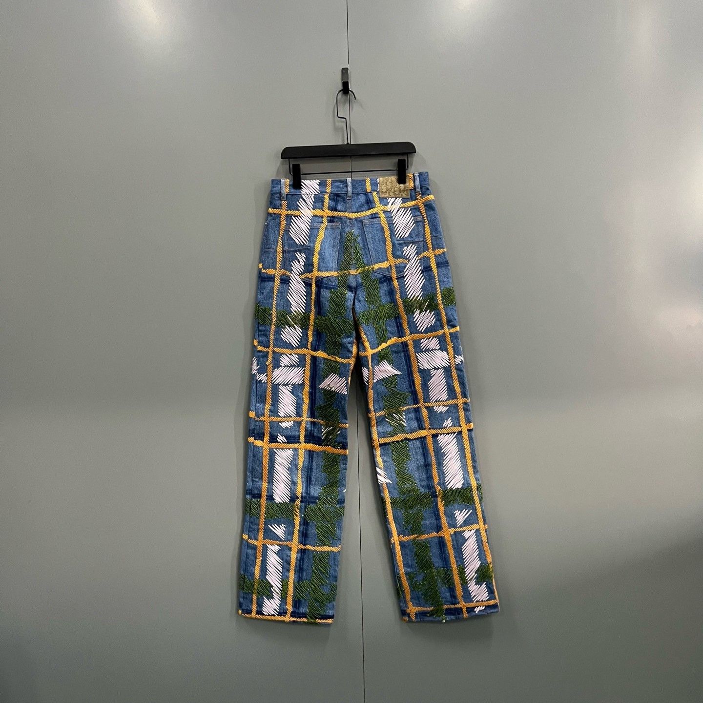 Dior Dior x Denim Tears Colorblock Check Pants Size US 31 - 2 Thumbnail