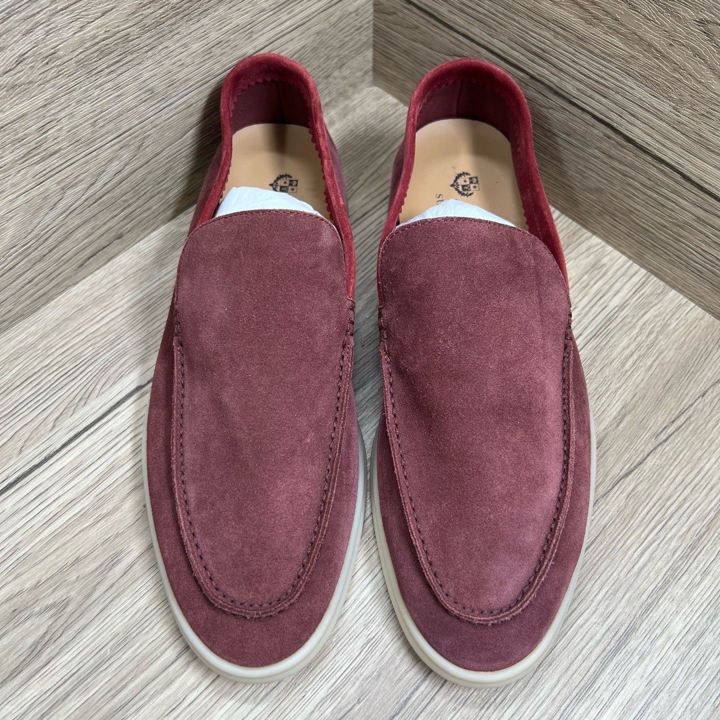 Loro Piana Loro Piana Summer Walk Red Loafers Size US 7 / EU 40 - 2 Thumbnail