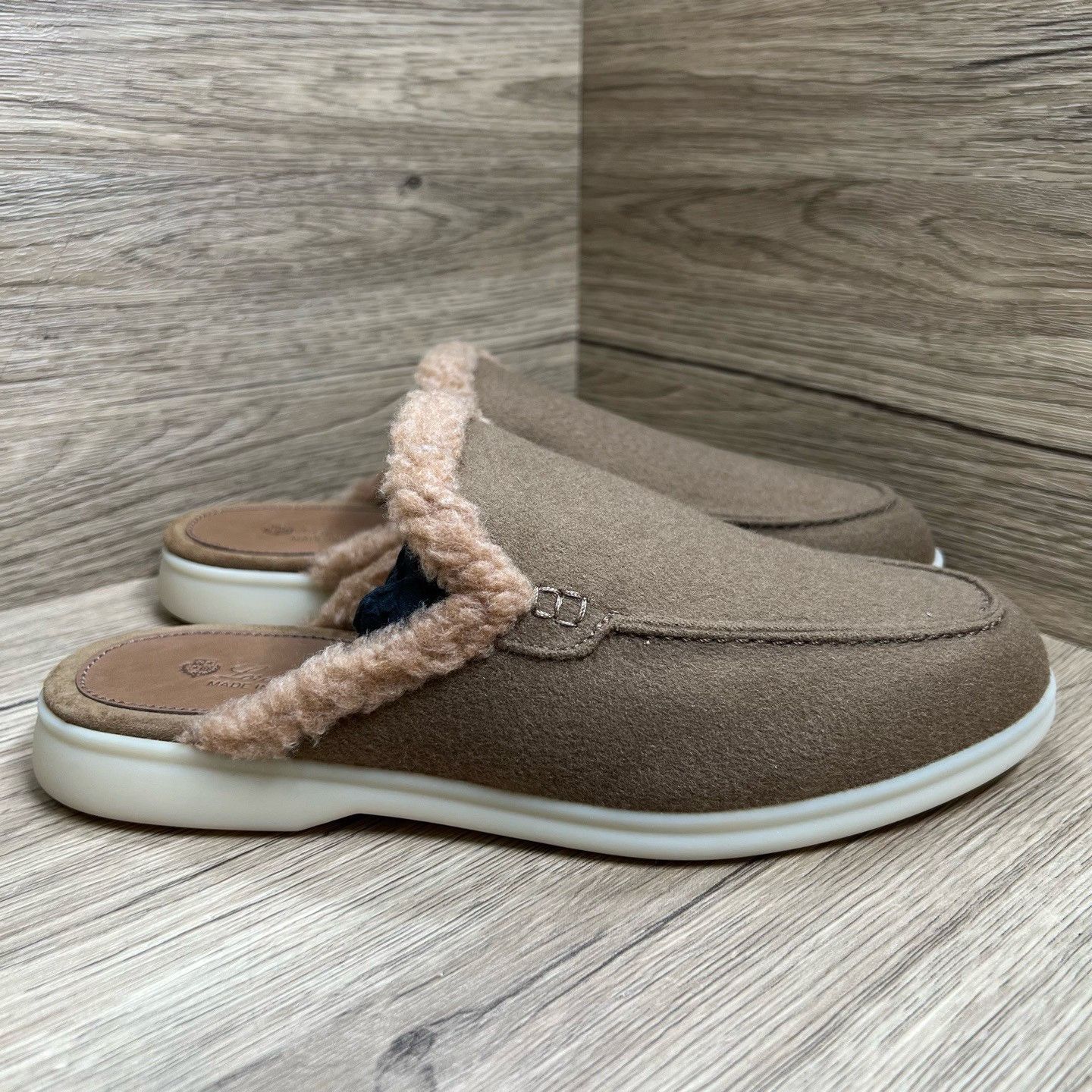 Loro Piana Loro Piana Babouche Charms Walk Brown Fur Mules Size US 8 / IT 38 - 4 Thumbnail