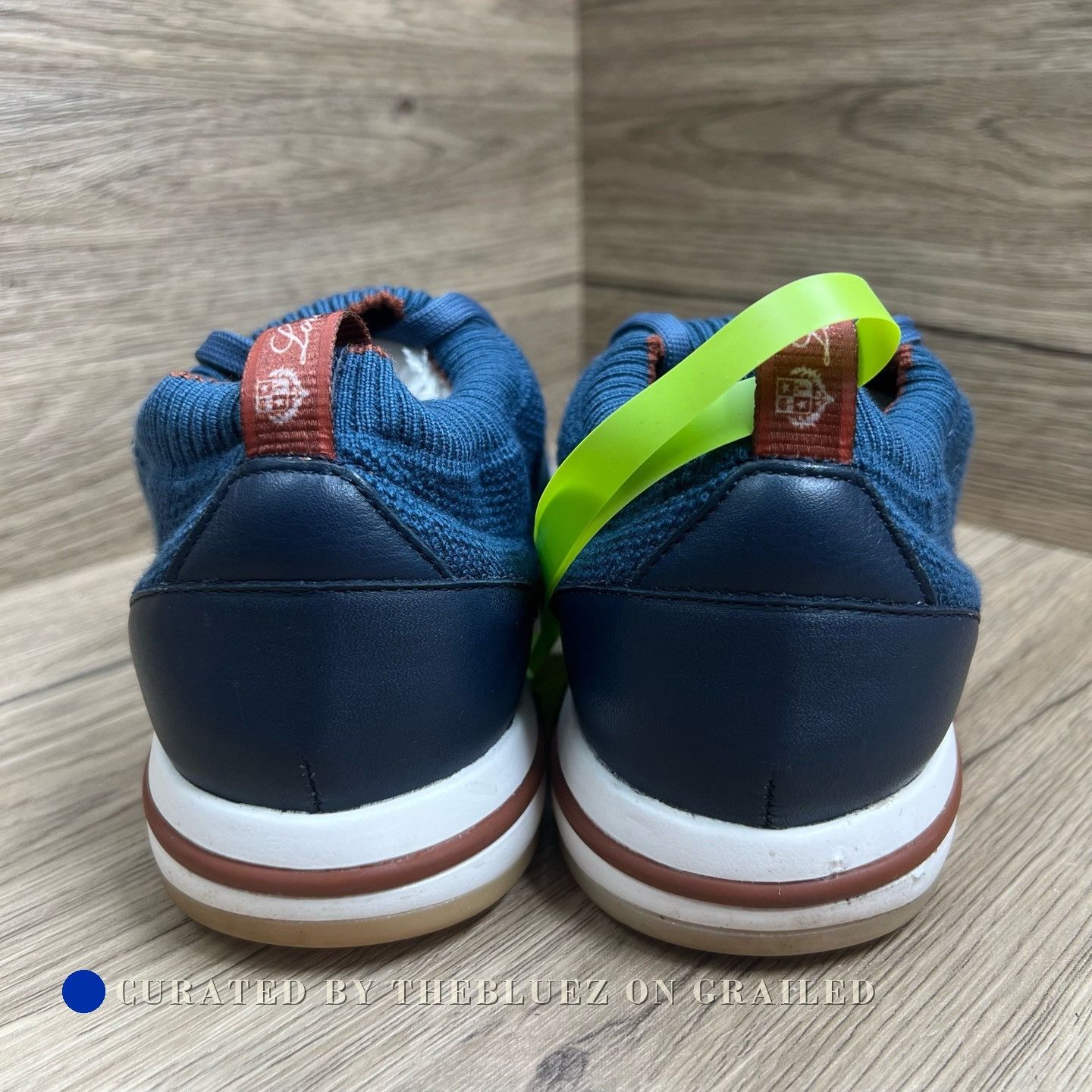 Loro Piana Loro Piana LP Flexy Walk Blue Knit Sneakers Size US 8 / IT 38 - 4 Thumbnail